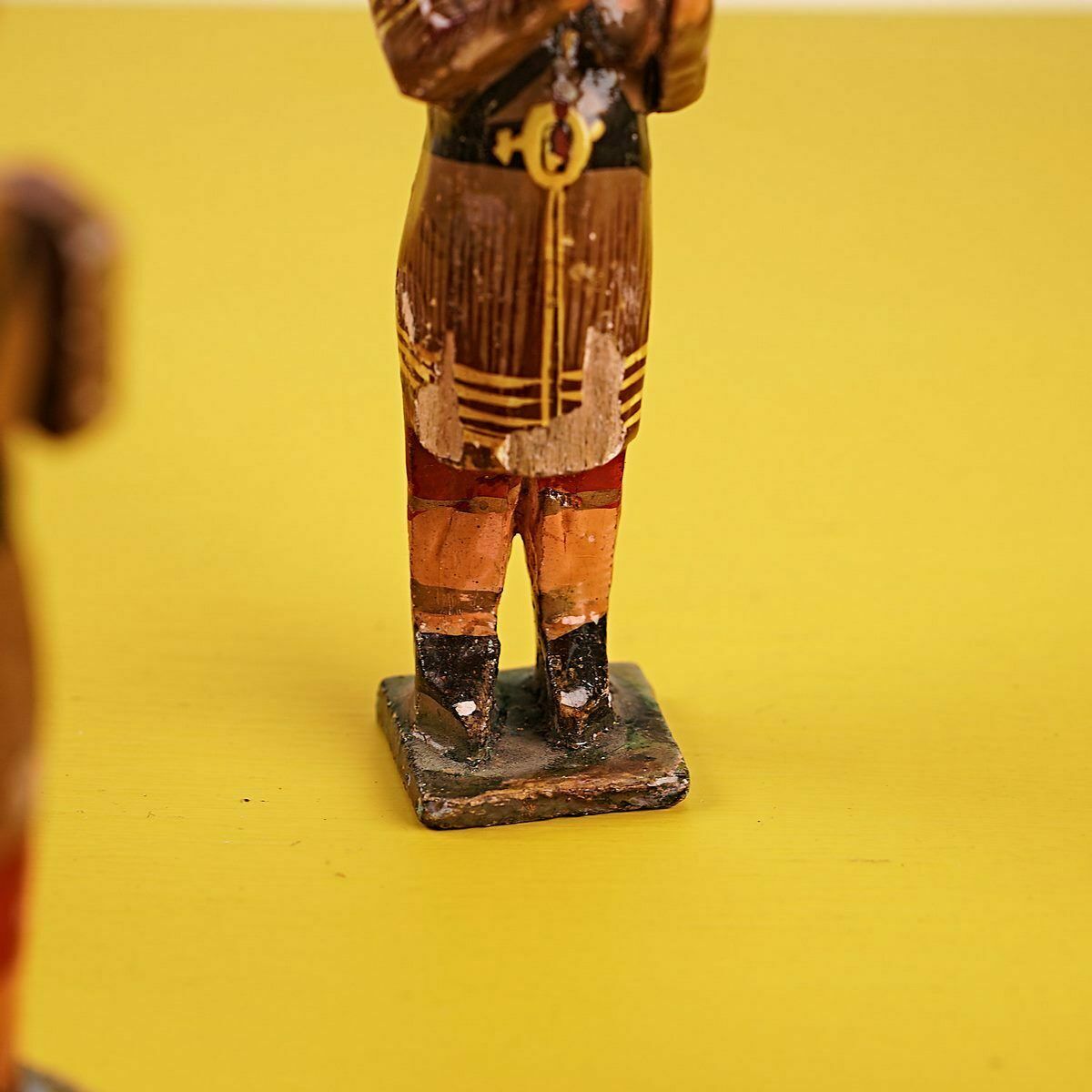 Ancient Indian Musicians In Wood And Papier Mâché, 3 Pieces photo 85.0