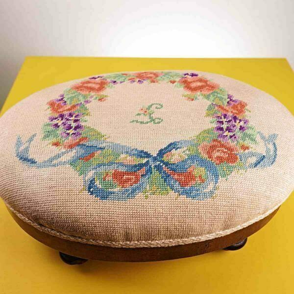 Late 19th Century Wooden Pin Holder, Letter F photo 266.0