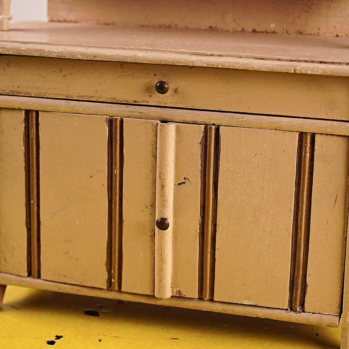 Wooden Doll Cupboard From The 900s photo furniture