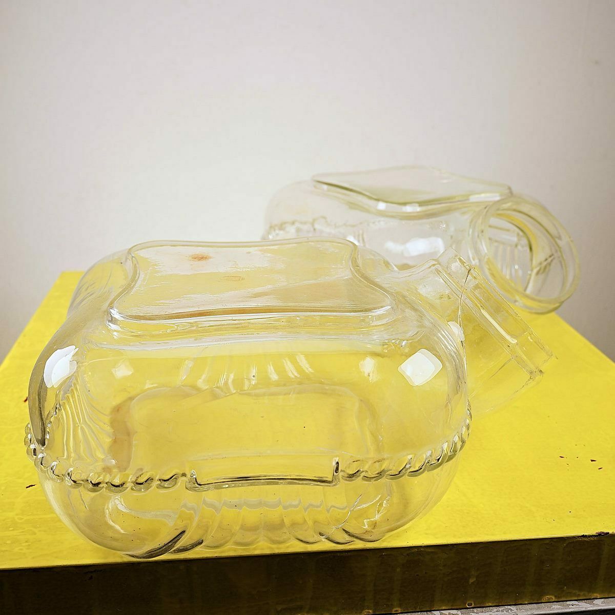 Pair Of Vintage Candy Vases From The Early 1900s photo Home Decor