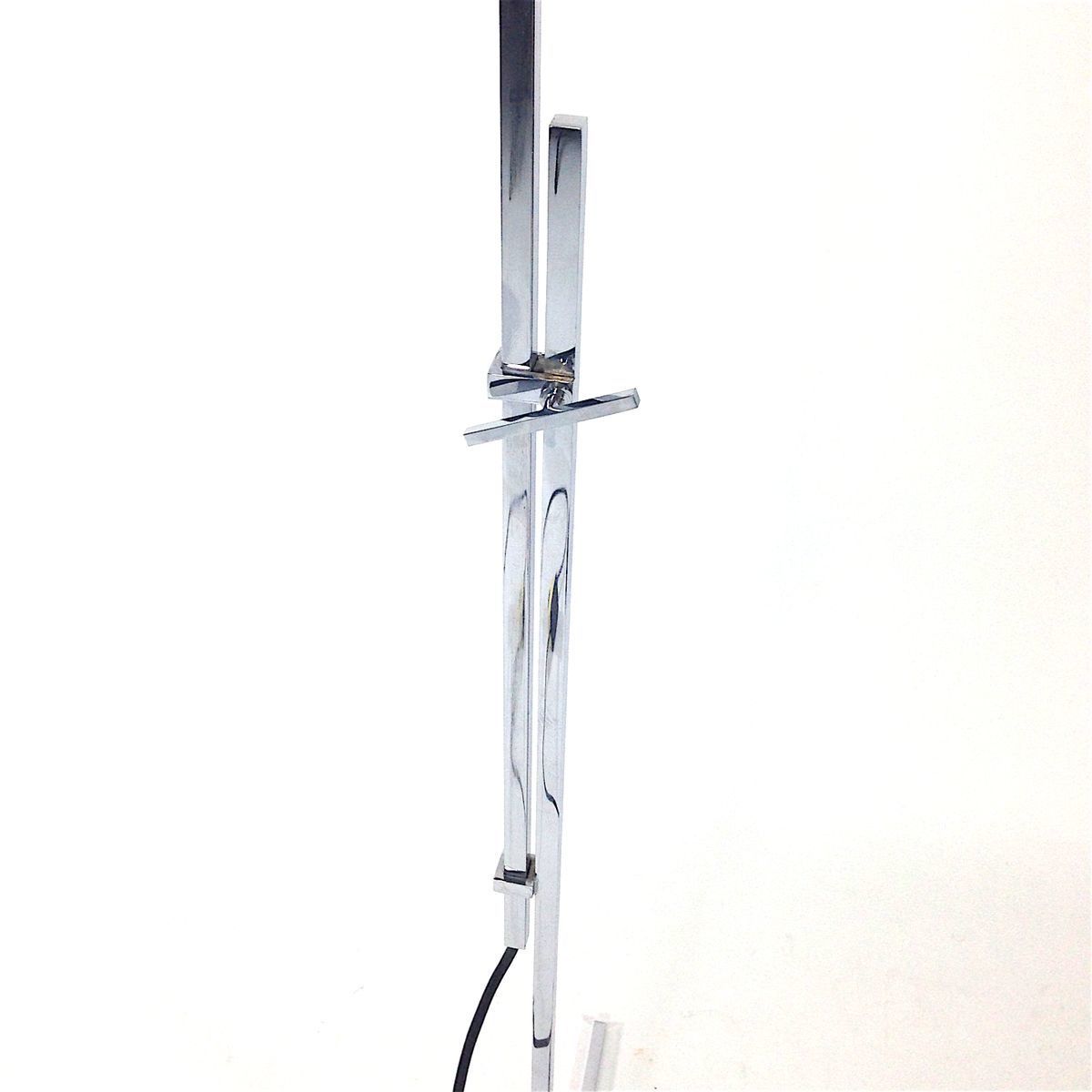 Mid Century Chrome & Fabric Floor Lamp photo 592.8