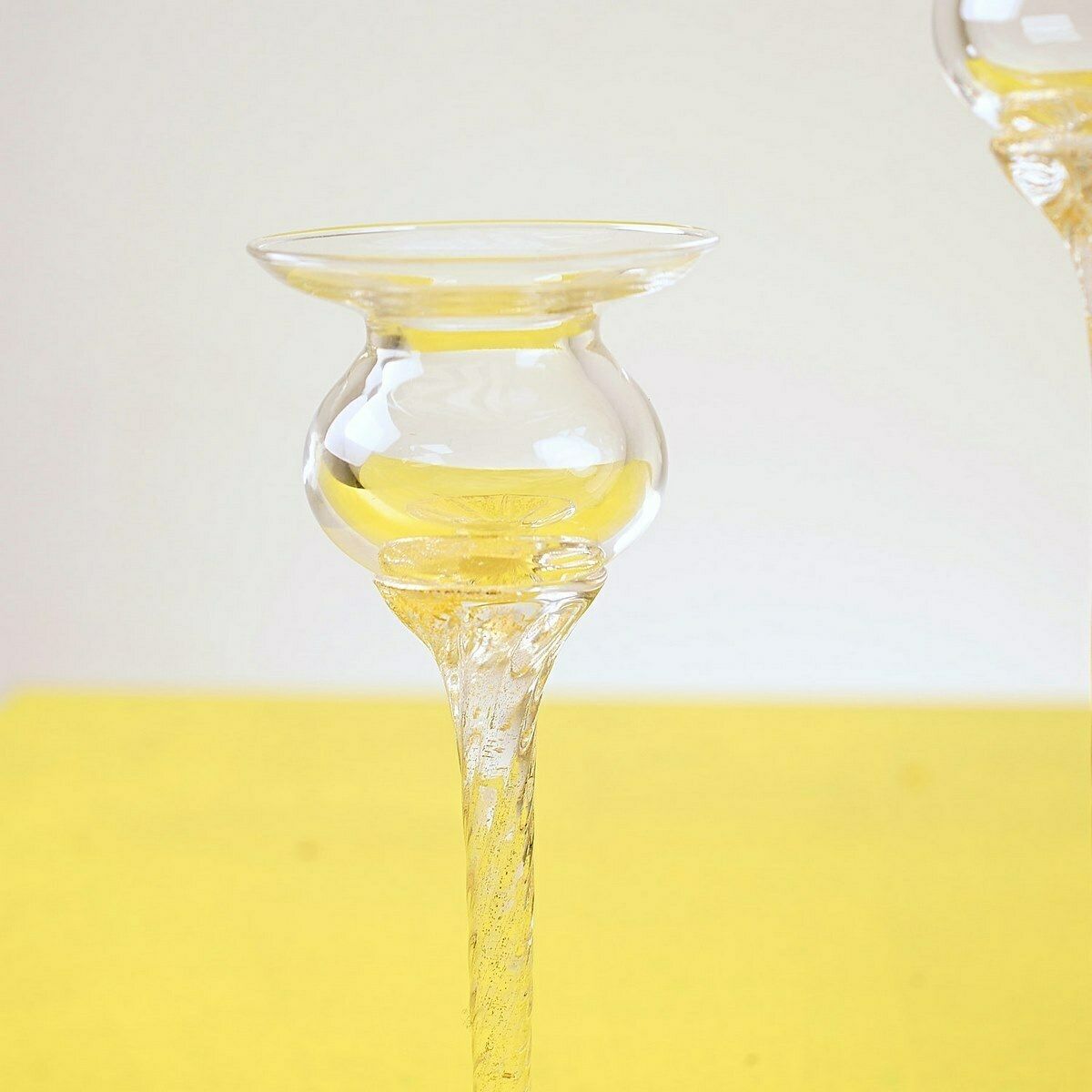 Trio Of Candle Holders With Gold Decorations photo for sale