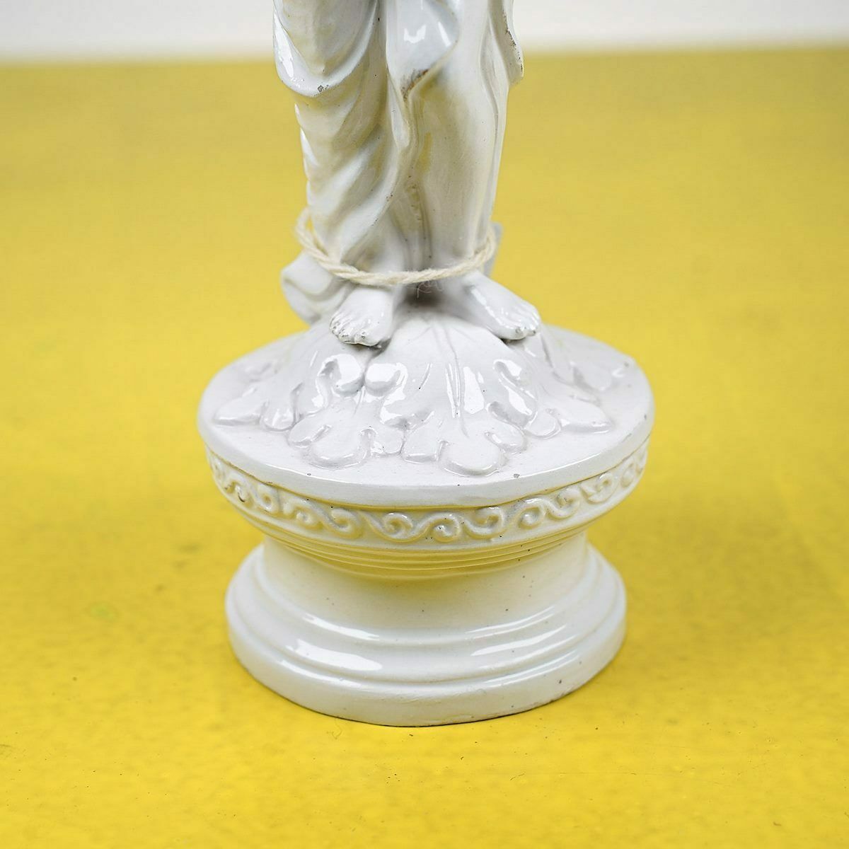 Porcelain Figurine Of Woman With Cloak, Marked Lr photo for sale