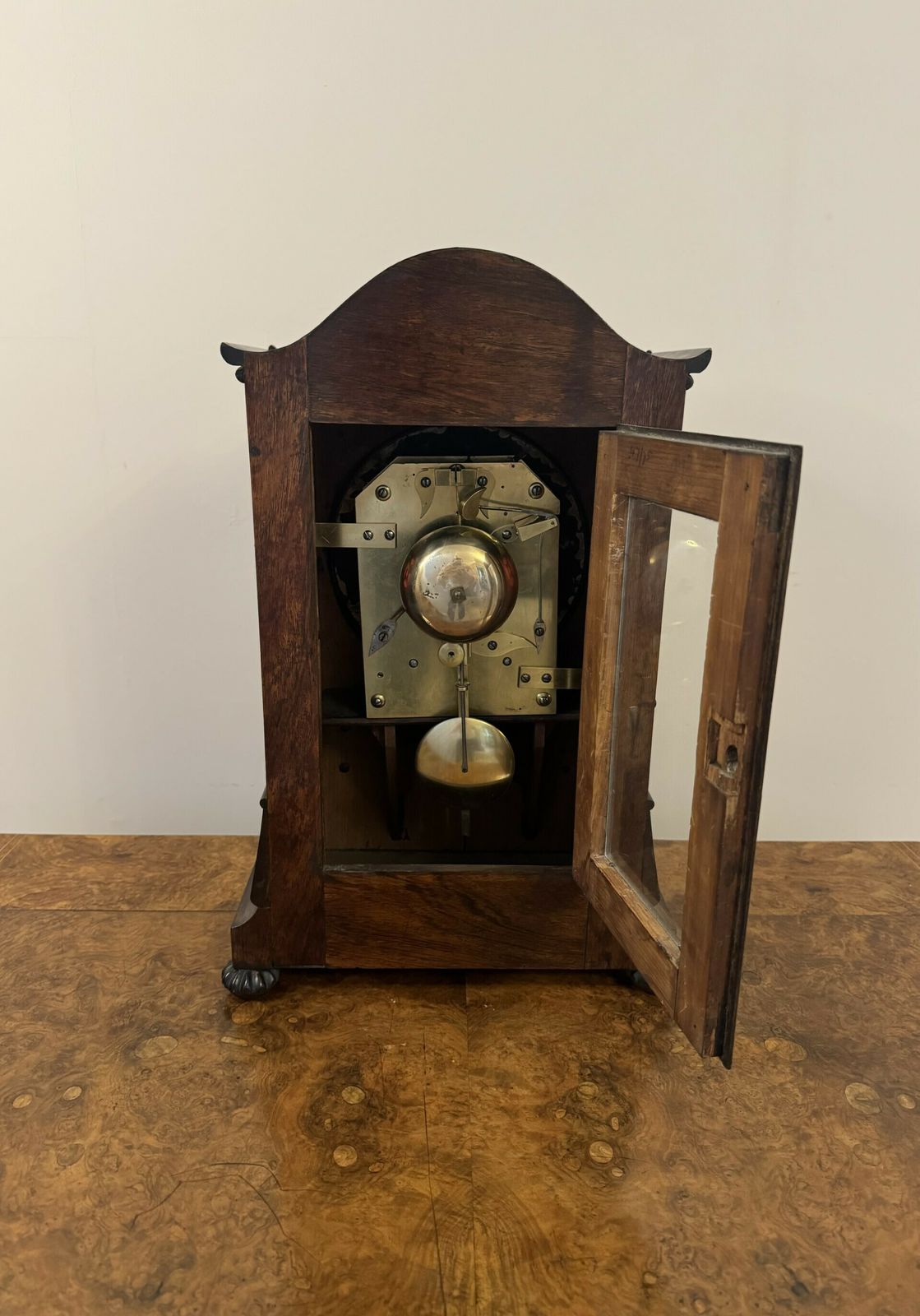 Superb Quality Antique Regency Rosewood Inlaid Bracket Clock By Seller Of Reading photo furniture