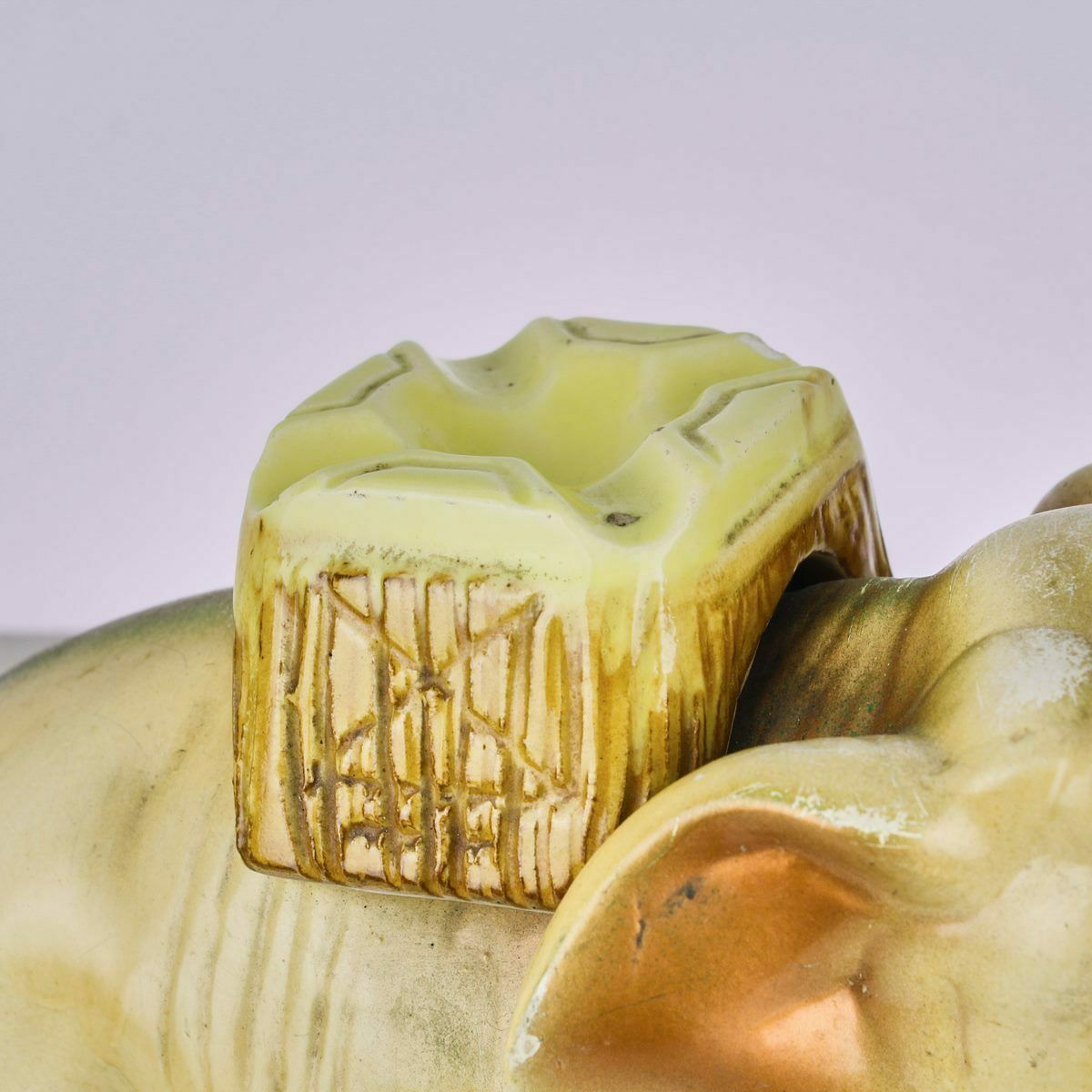 Terracotta Elephant From The 50s And 60s, Ashtray photo furniture