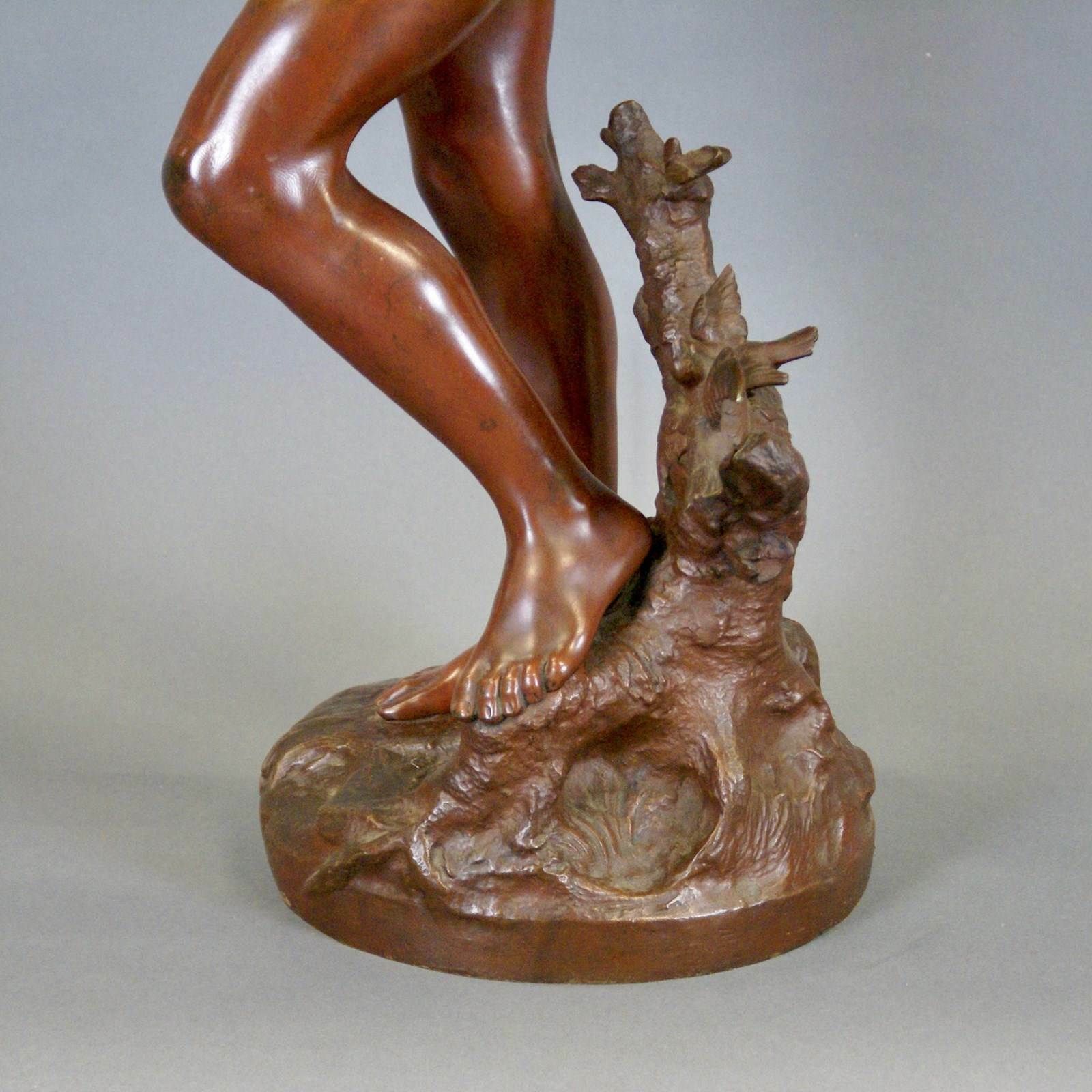 A Bronze Figure After Auguste Moreau (1834 – 1917) photo furniture