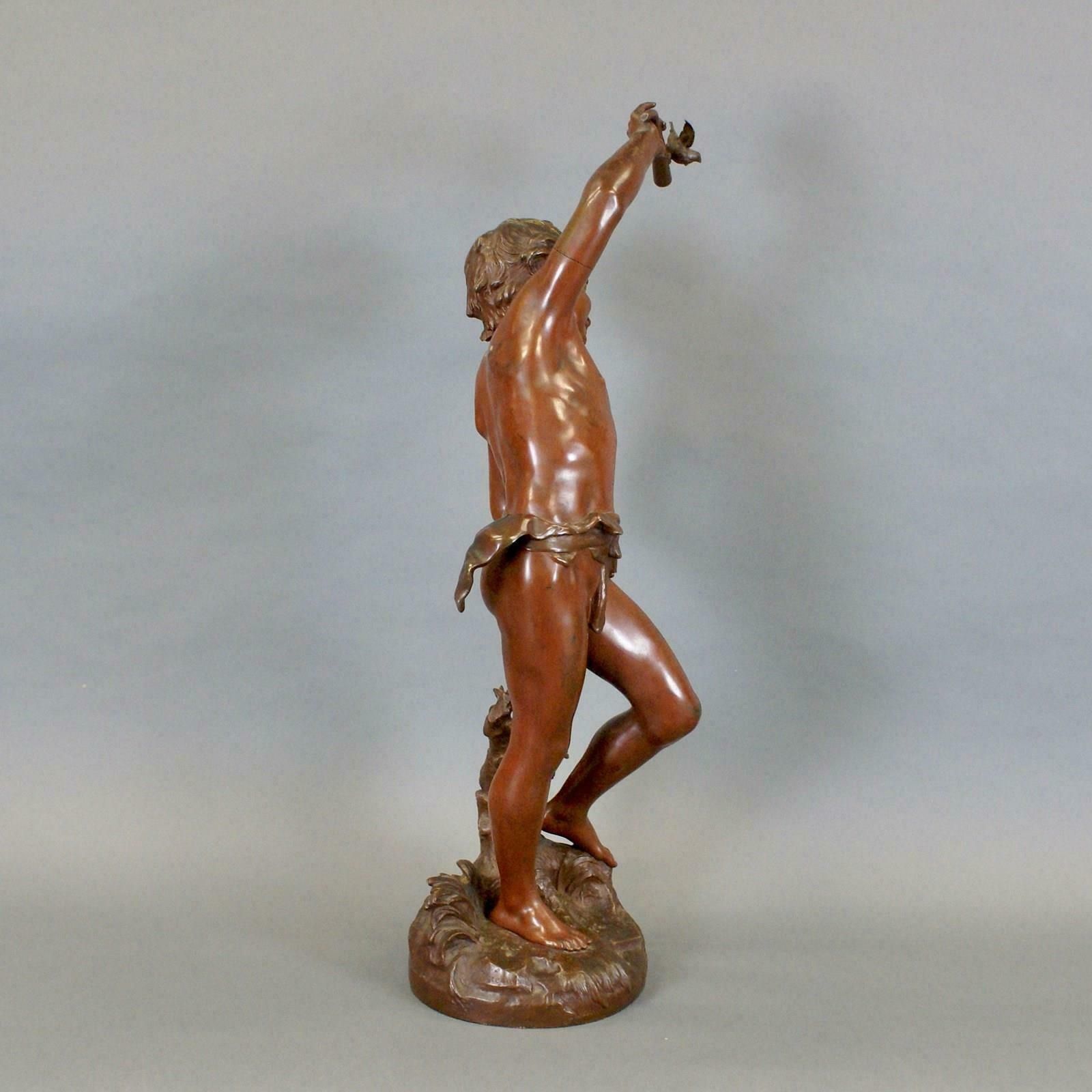 A Bronze Figure After Auguste Moreau (1834 – 1917) photo for sale