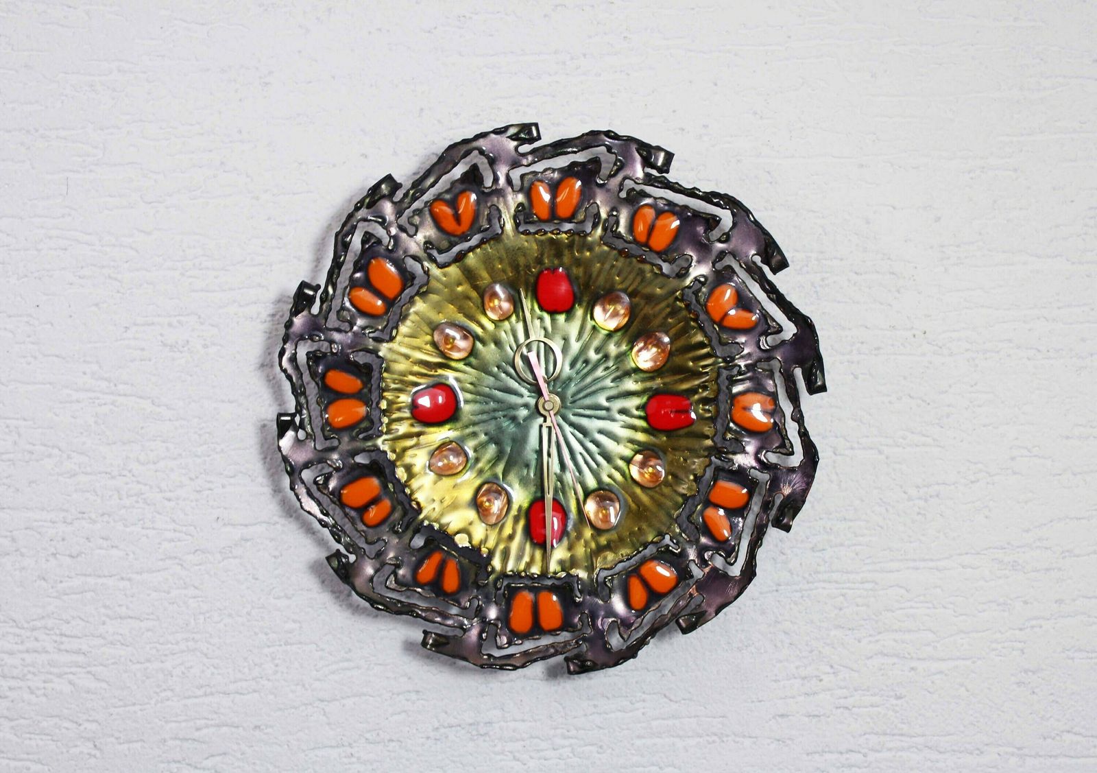 Wall Clock By Franco Bastianelli, Italy Studio Laurana 1960