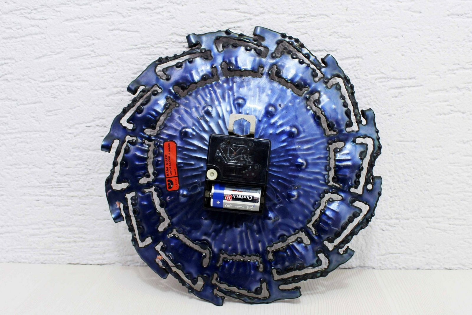 Wall Clock By Franco Bastianelli, Italy Studio Laurana 1960 photo vintage