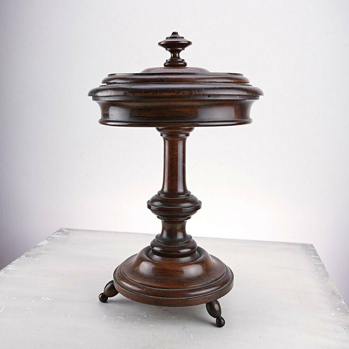 Wooden Pin Holder From The Late 19th And Early 20th Centuries
