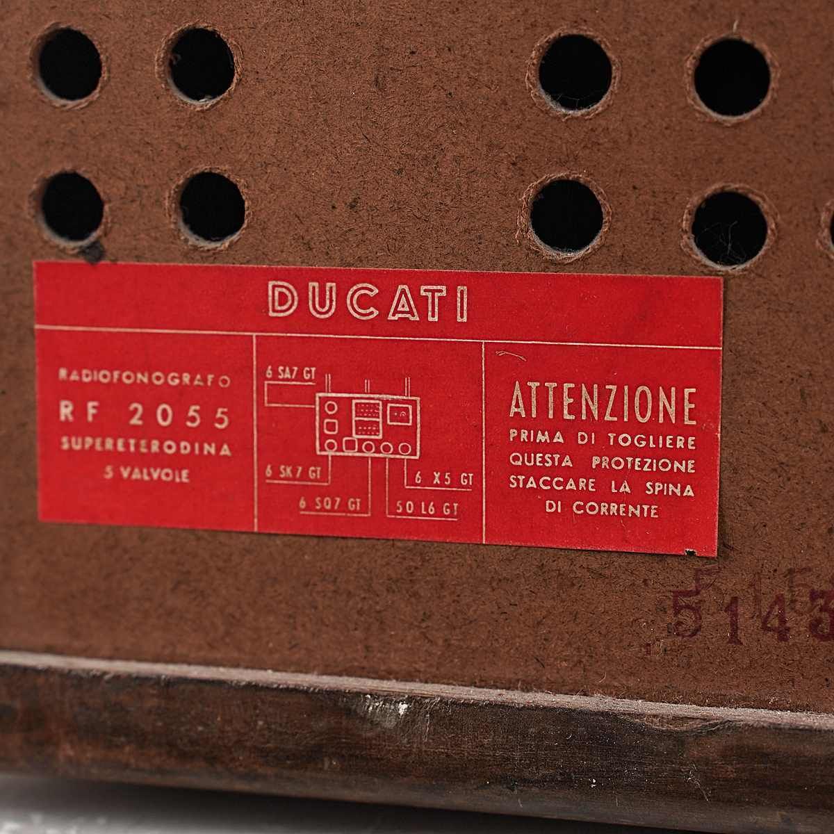Radio Turntable Ducati Rf2055 photo buy