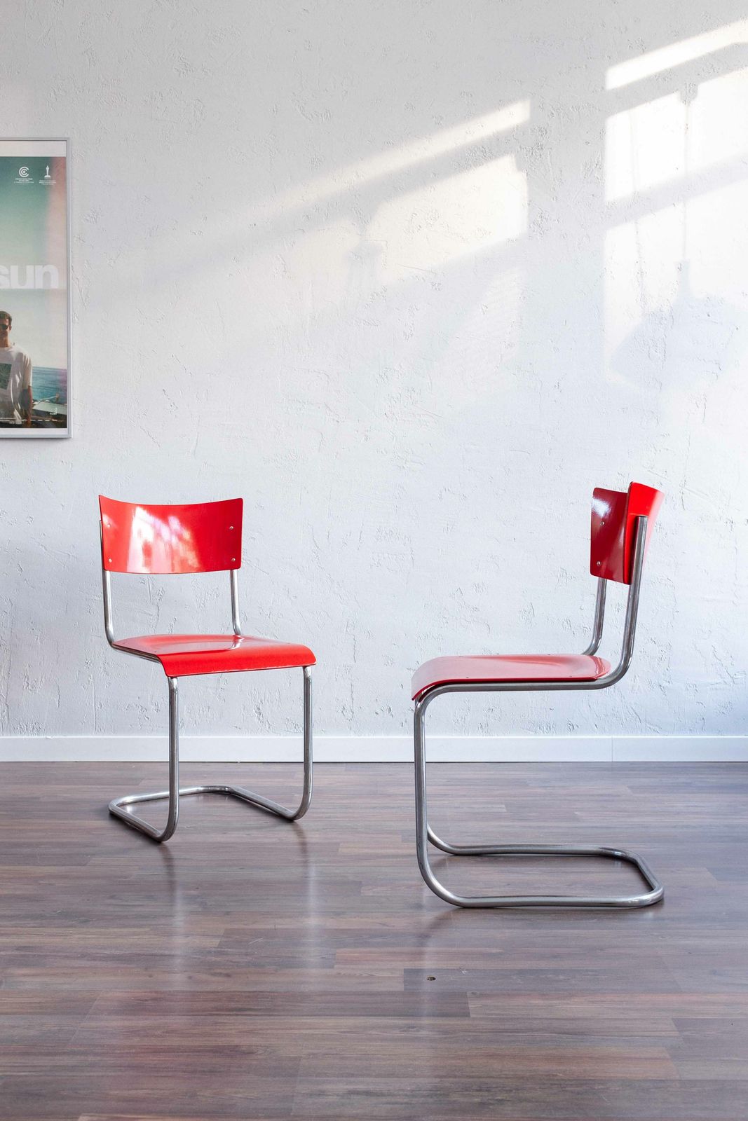 Functionalist Bauhaus Style Dining Chairs By Kovona, 1940s photo furniture