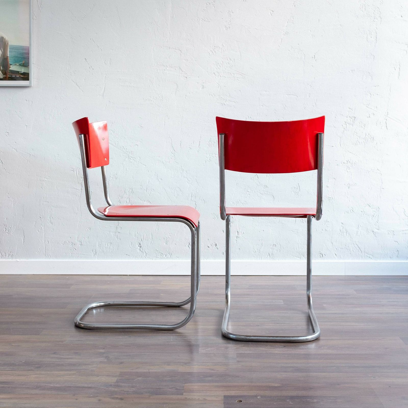 Functionalist Bauhaus Style Dining Chairs By Kovona, 1940s photo vinterior