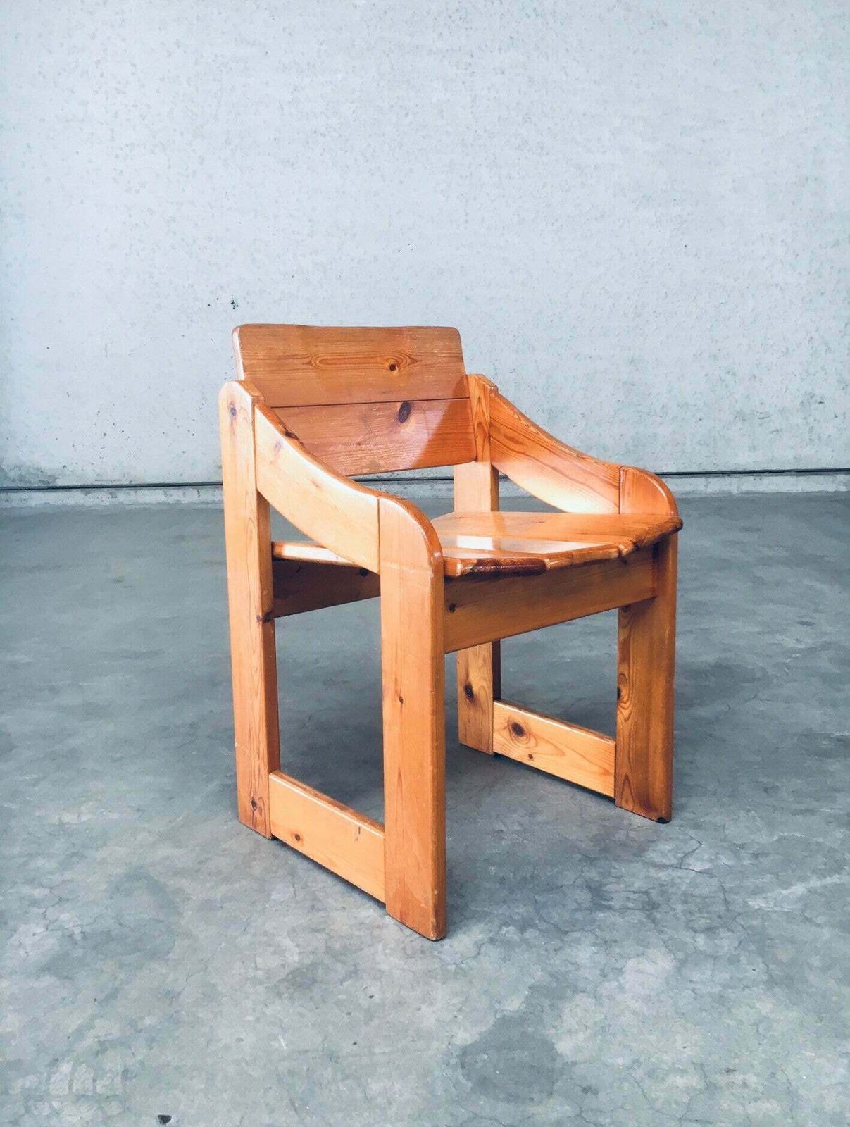 850.0 Scandinavian Design Pine Side Chair Set, Sweden 1960's photo