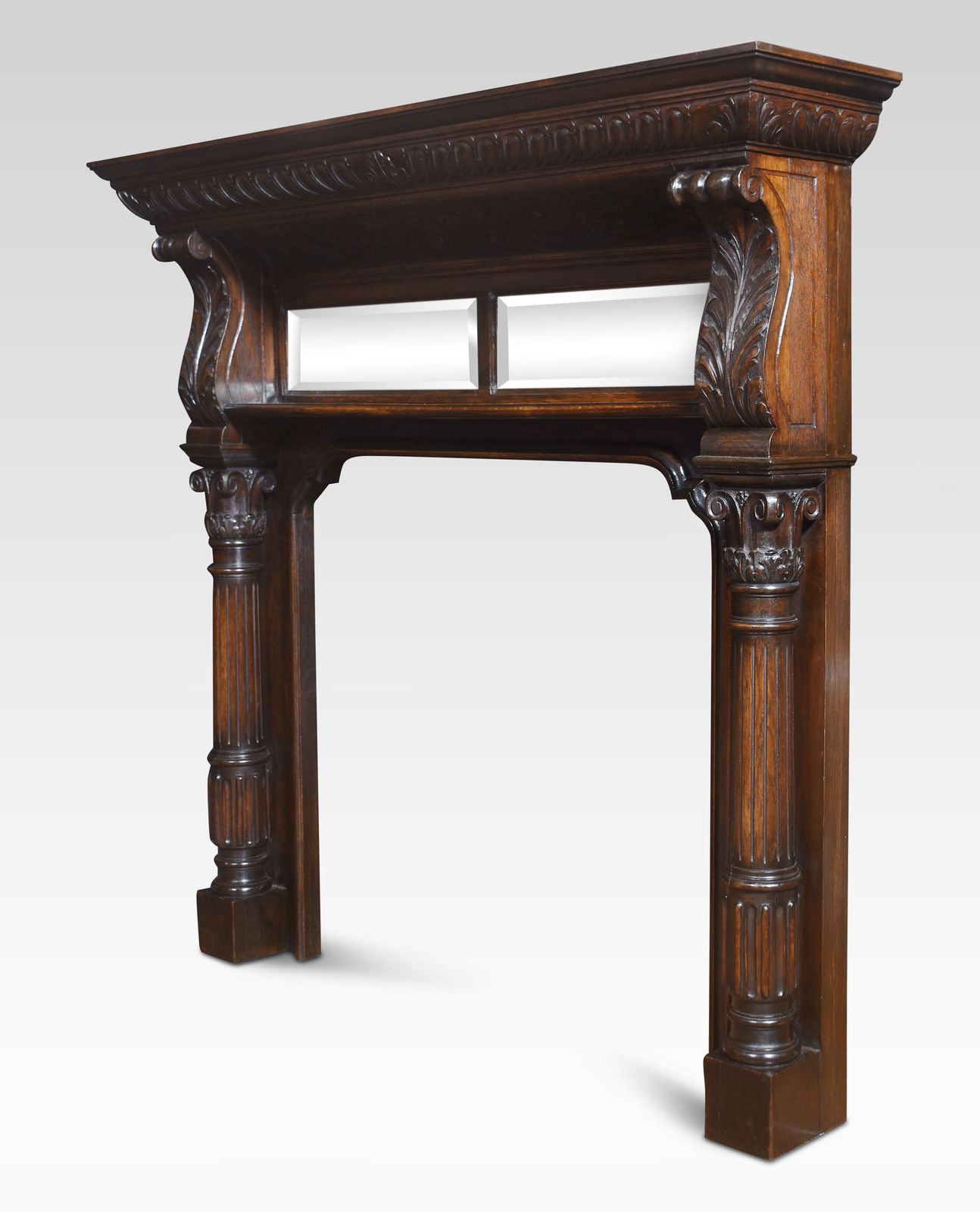 Carved Oak Fire Surround photo buy