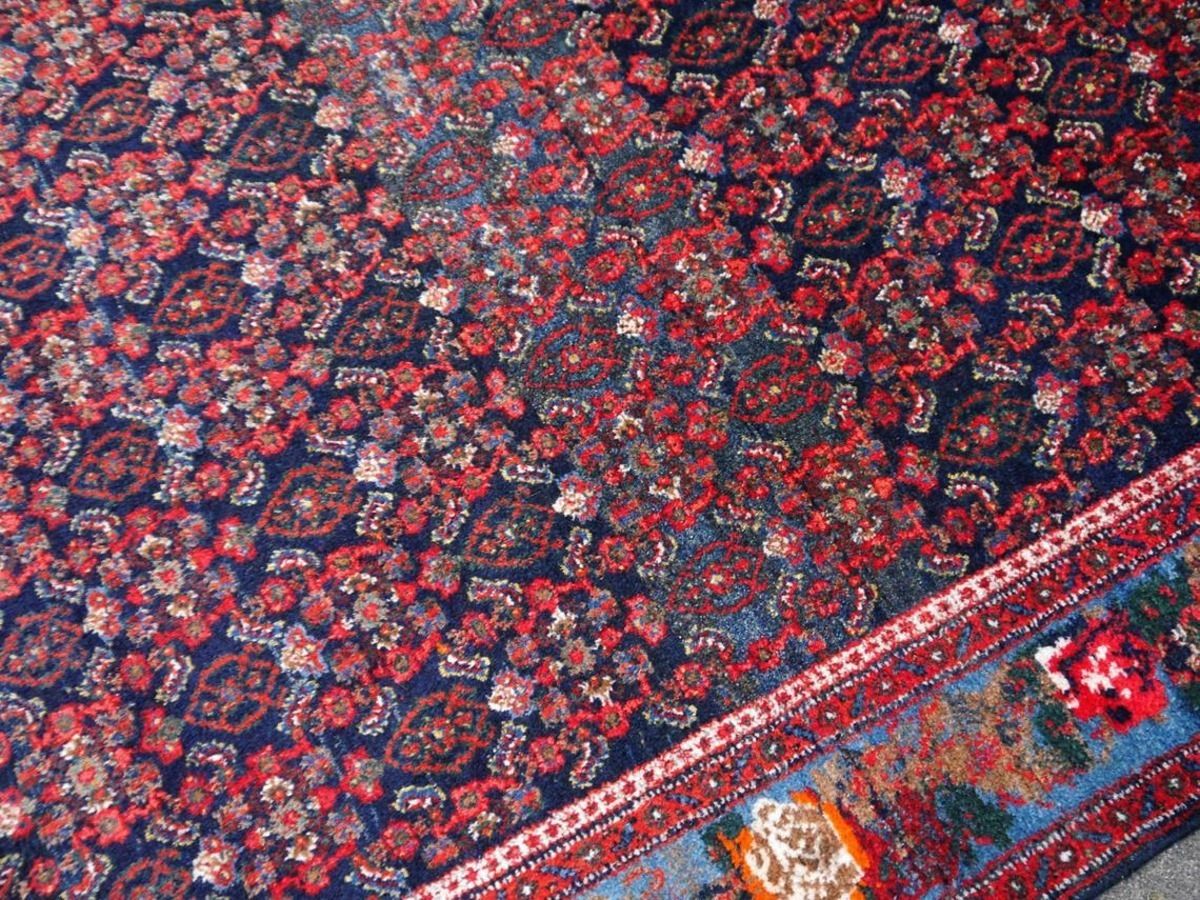 Senneh Vintage Gol Farang Carpet 6.6 X 4.6 Ft photo furniture