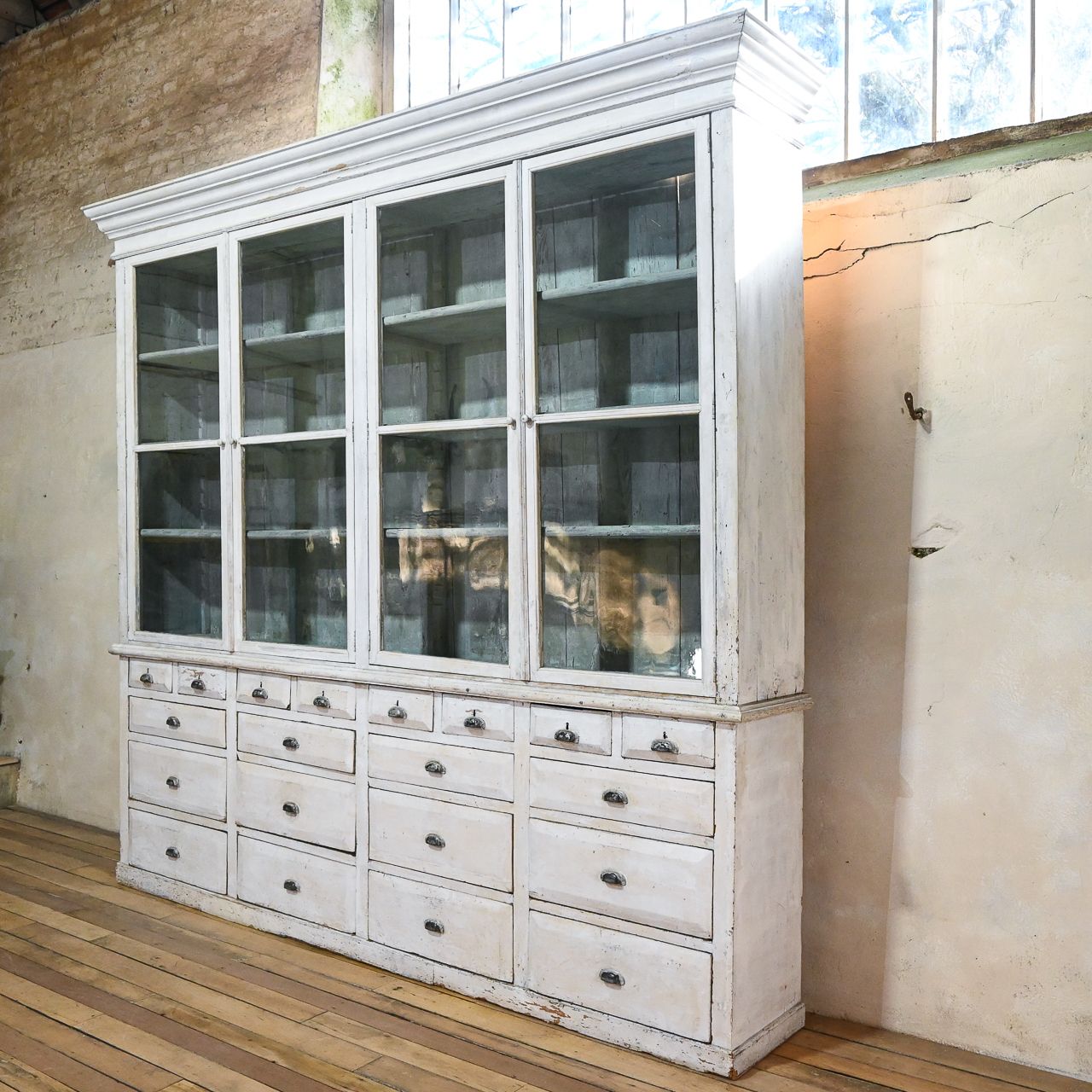 19th Century French Painted Glazed Bibliothèque Cabinet   Bookcase photo furniture