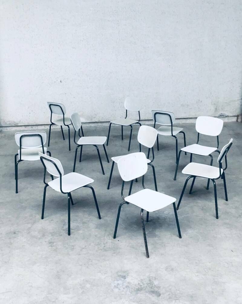 Stapelstoelen – Nederlands Industrieel Design, Jaren 1960 photo vintage