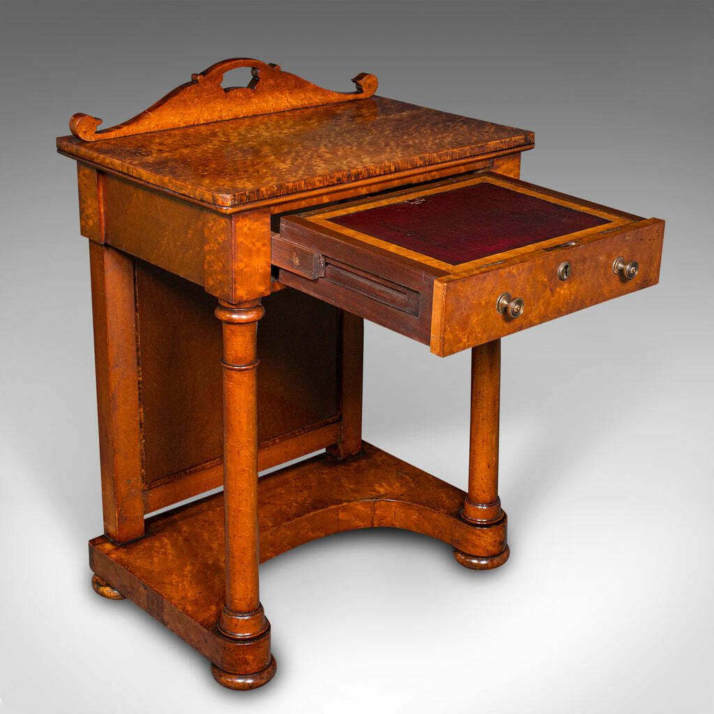 Antique Ship's Purser's Desk, English, Writing Table, Beidermeier, Victorian photo furniture