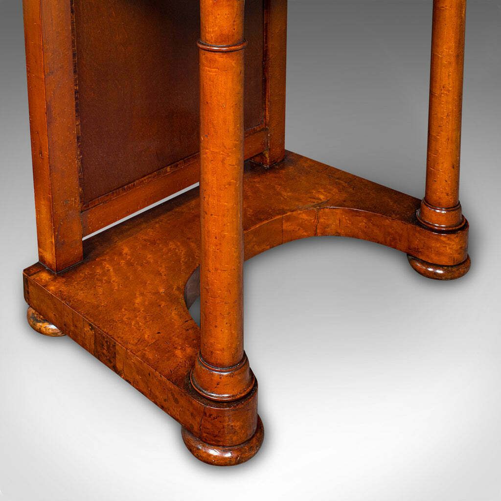 2650.0 Antique Ship's Purser's Desk, English, Writing Table, Beidermeier, Victorian photo