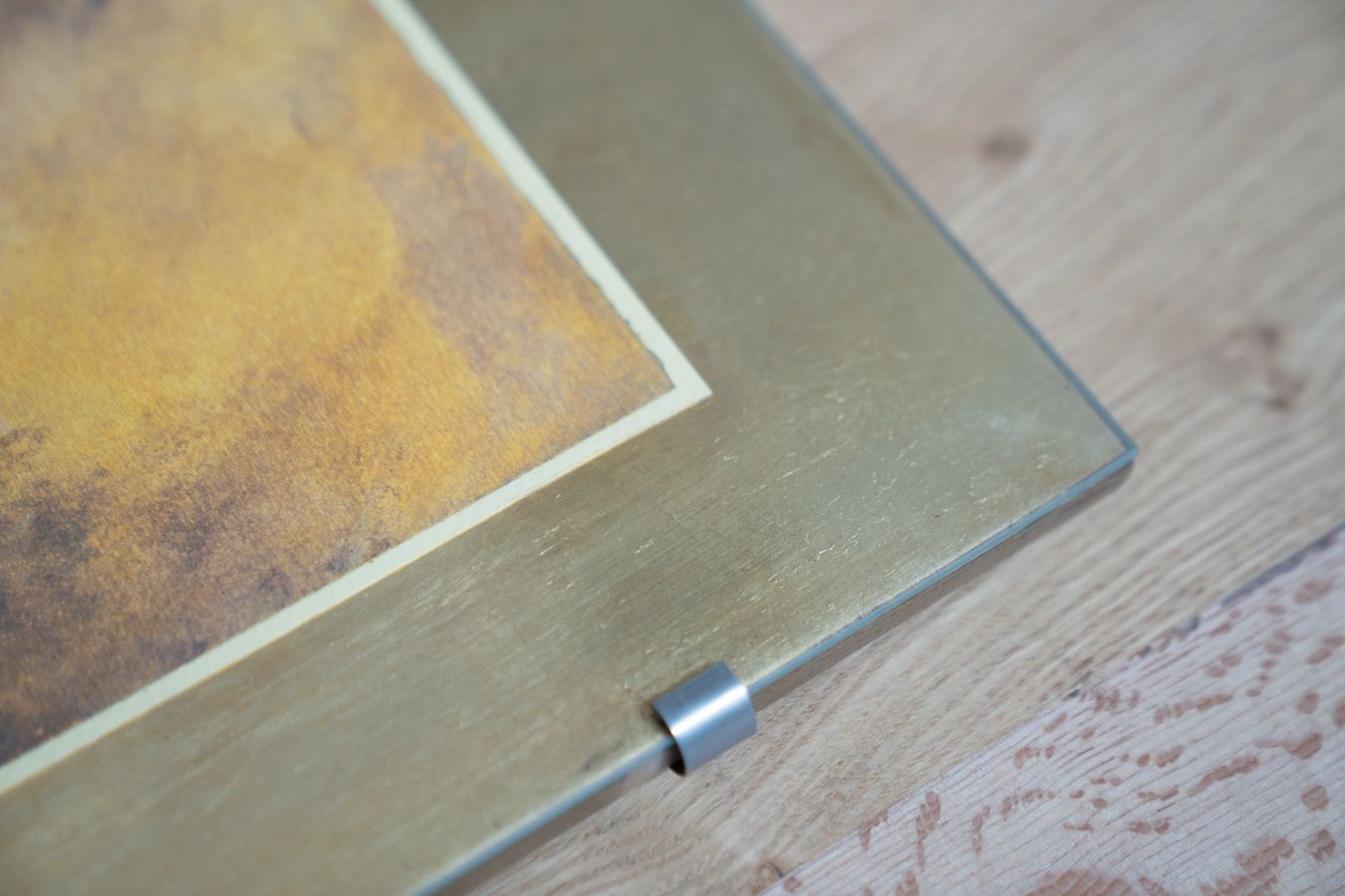 photo buy Pair Of Watercolour And Gold Leaf Prints, Nature, 1970 1980