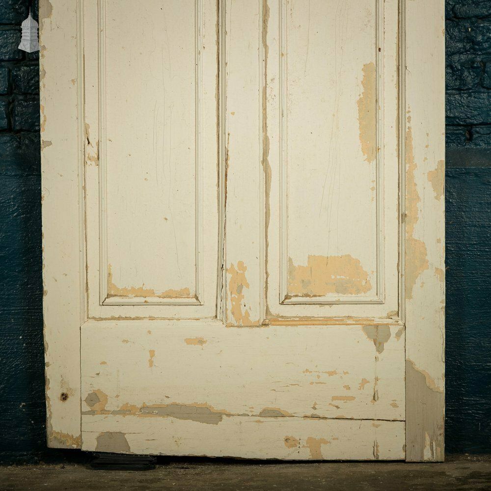 Pine Paneled Door, 6 Moulded Panel White Painted photo Home Fixtures