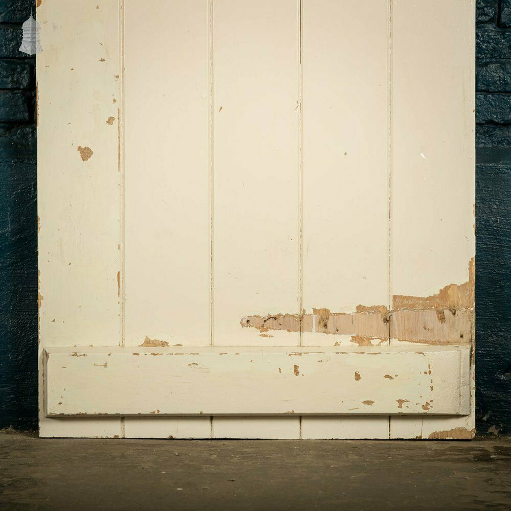 Ledged Plank Door, White Painted photo buy