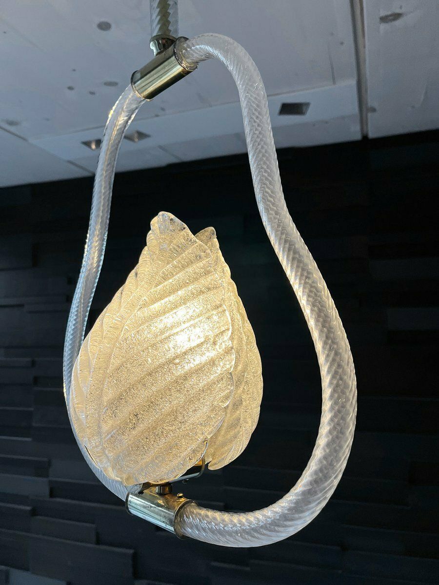 Murano Glass Pendant Lamp By Barovier And Toso, Italy photo buy