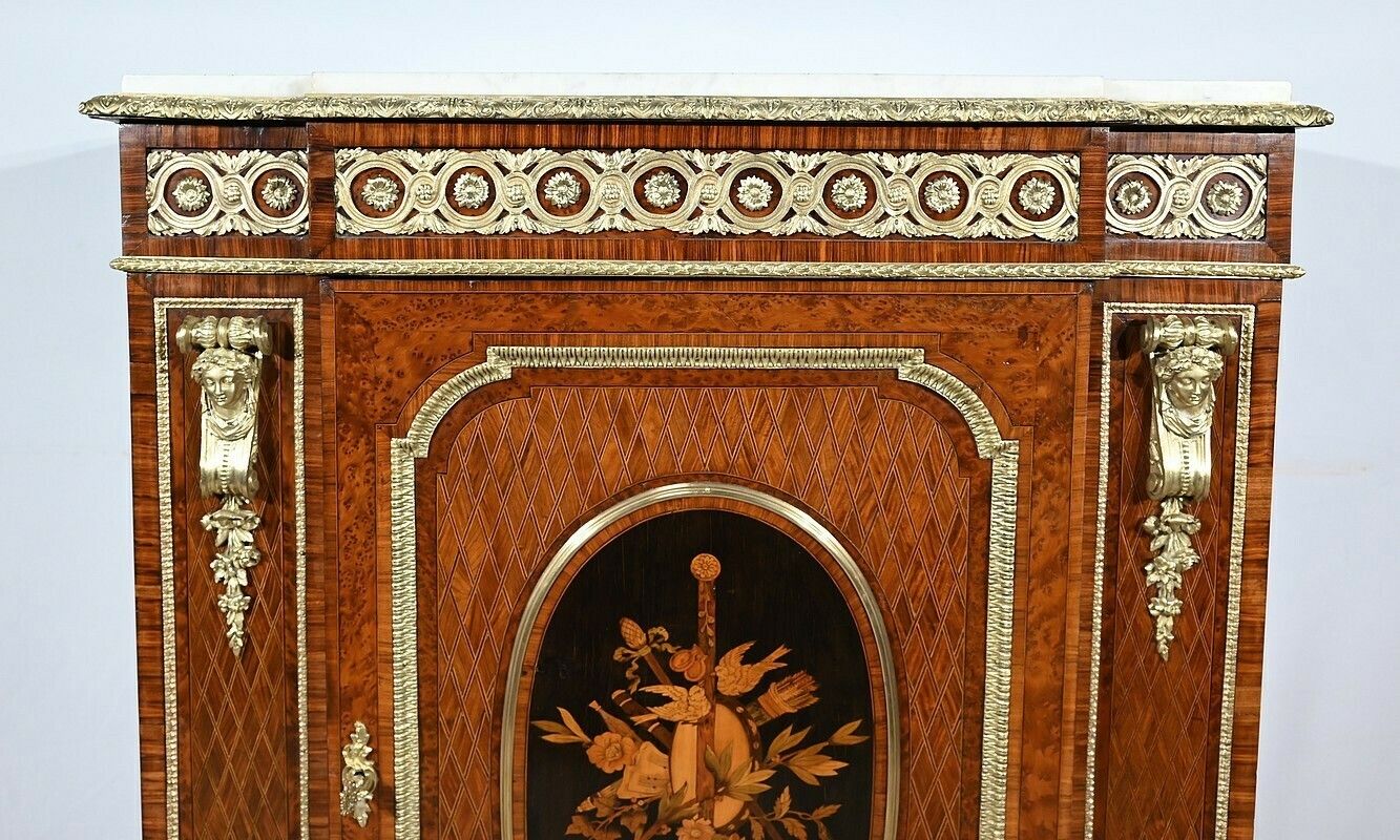 photo furniture Between Two Furniture In Precious Wood, Napoleon III Period – Mid 19th Century