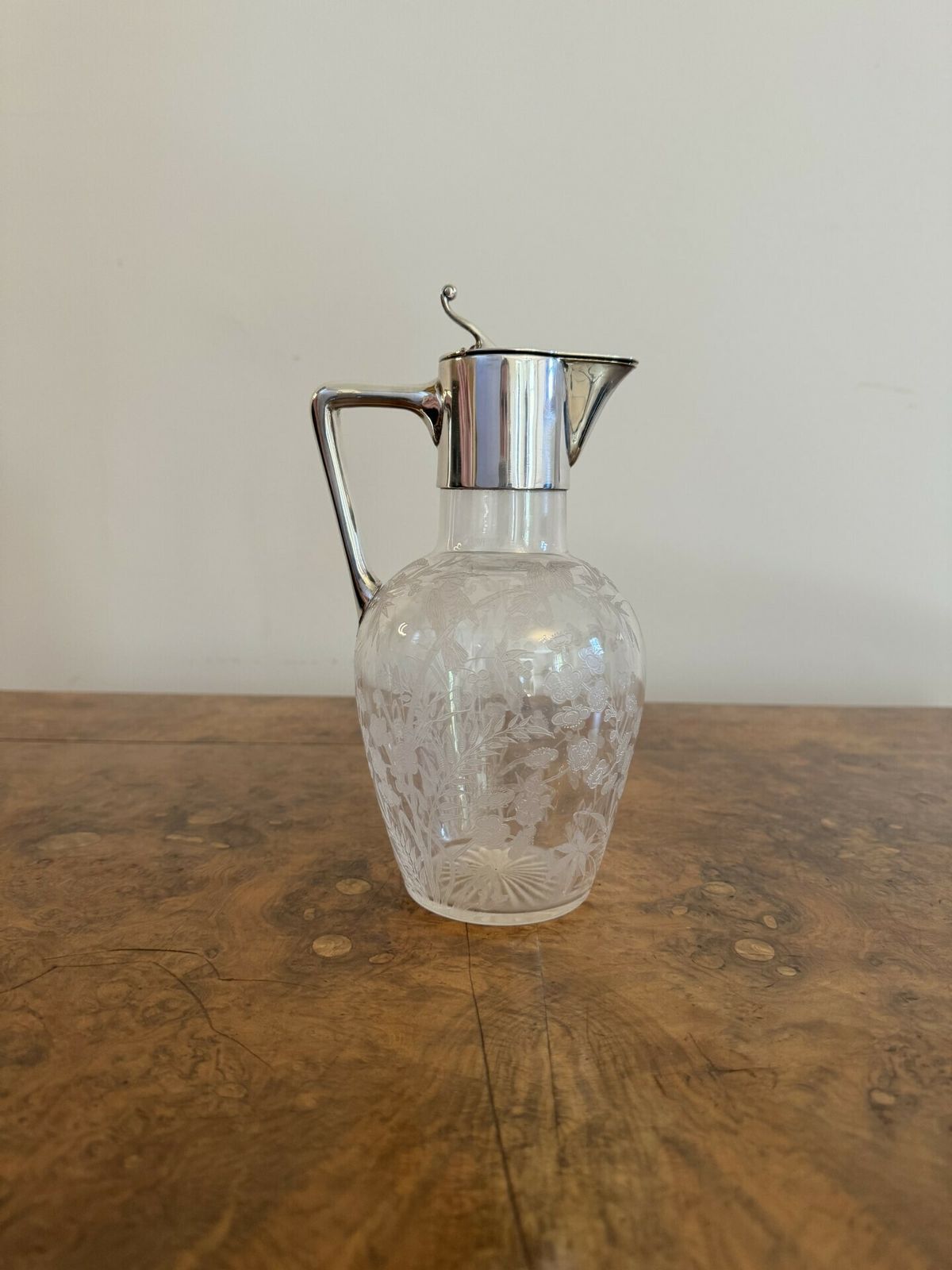 Wonderful Quality Antique Silver Plated Claret Jug photo 425.0