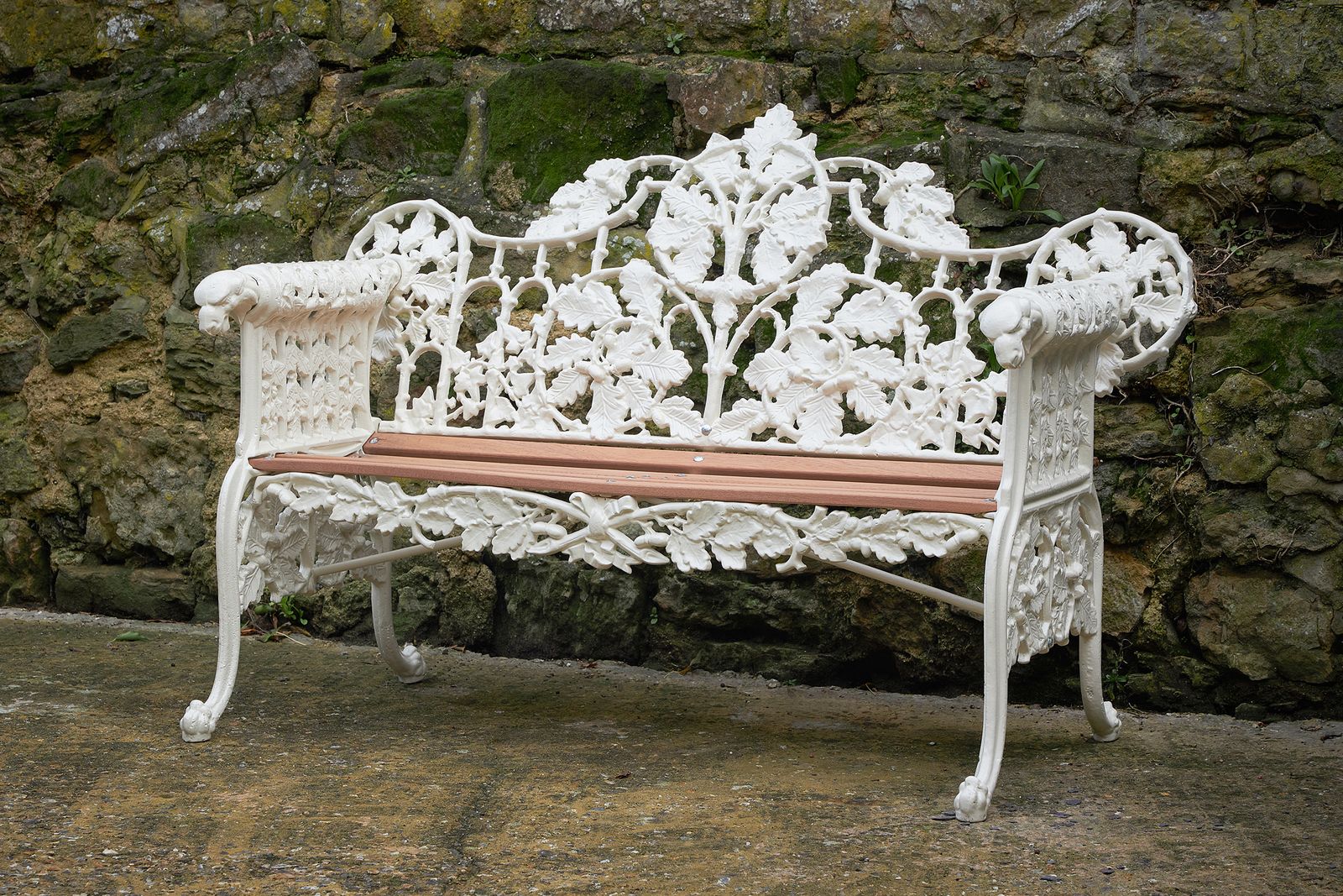 A French Style Cast Iron Bench