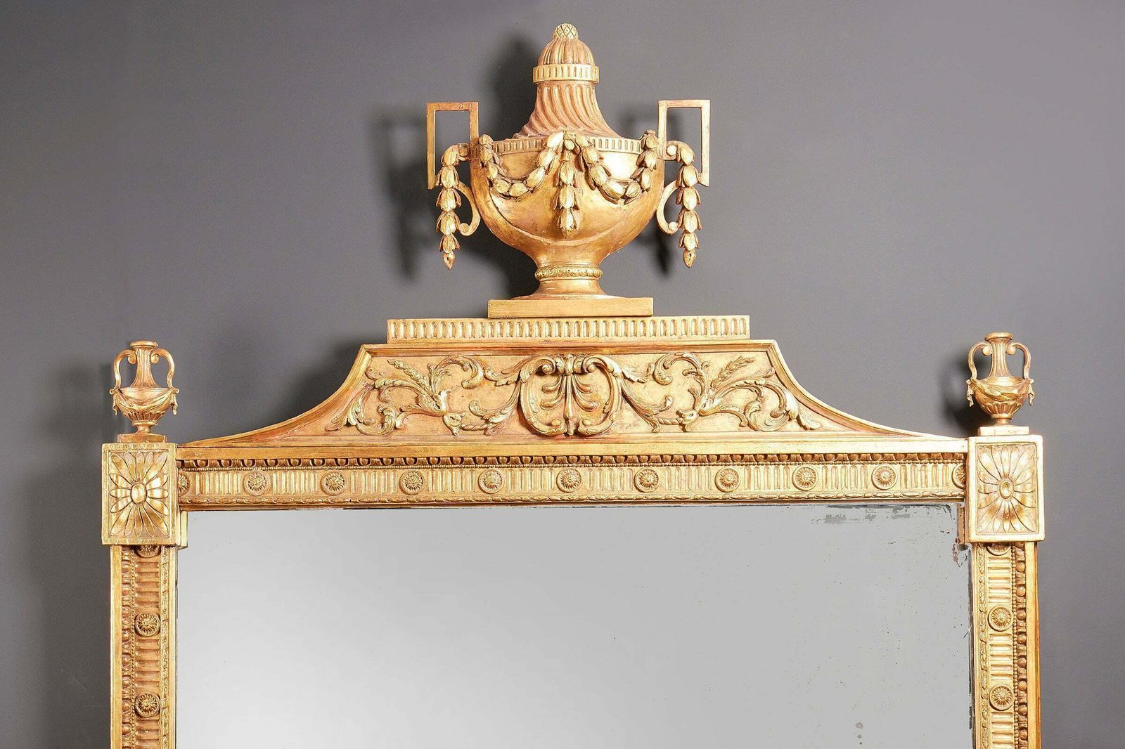 Large Late 18th Century George III Giltwood Mirror photo furniture