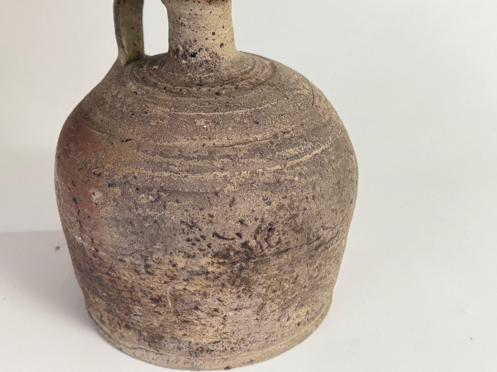photo for sale Japanese Style Stoneware Pottery Jug Pitcher With Amazing Glaze 19th France