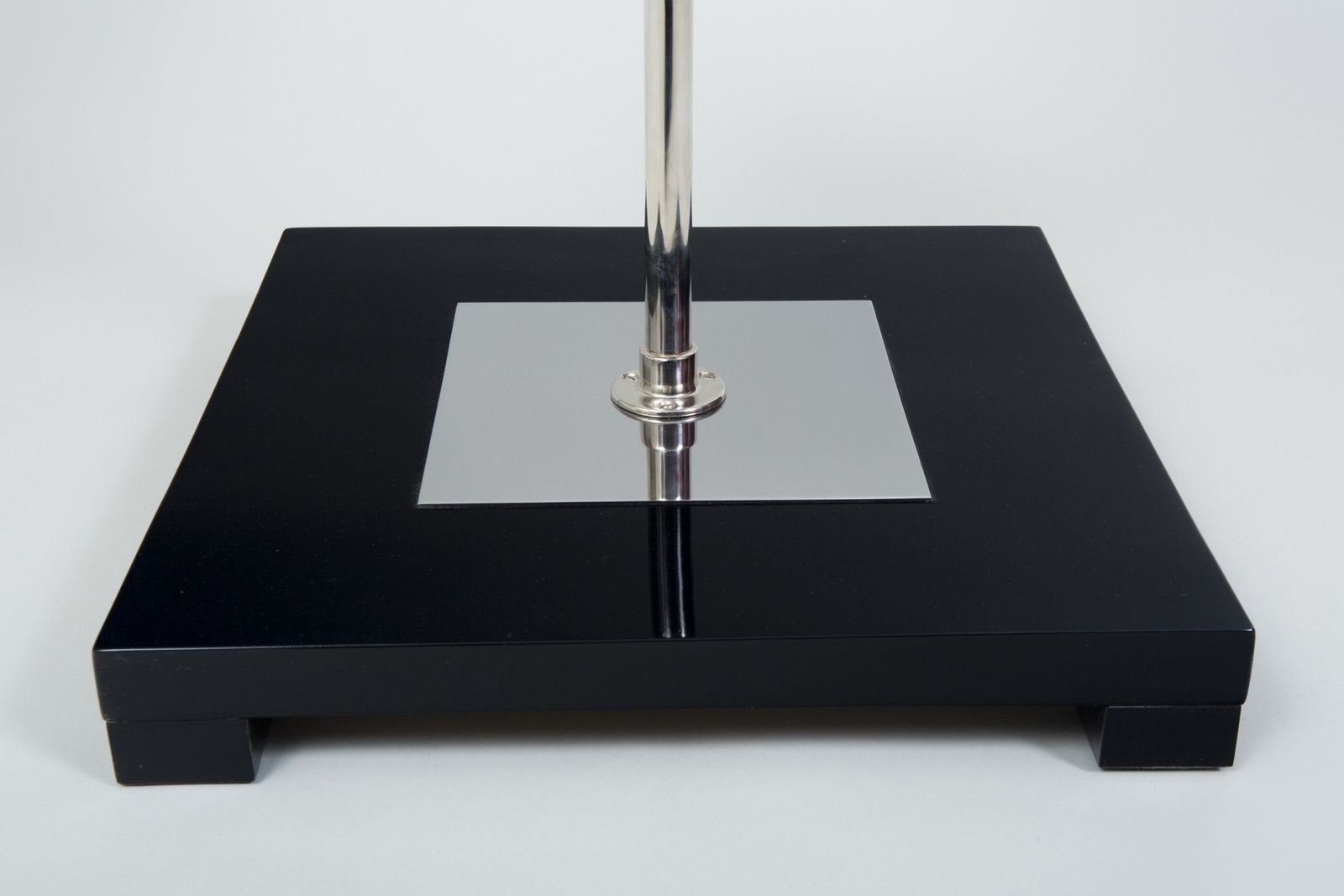 Restored Bauhaus Flower Pedestal, By Robert Slezák, Chrome, Steel, Czech, 1930s photo furniture