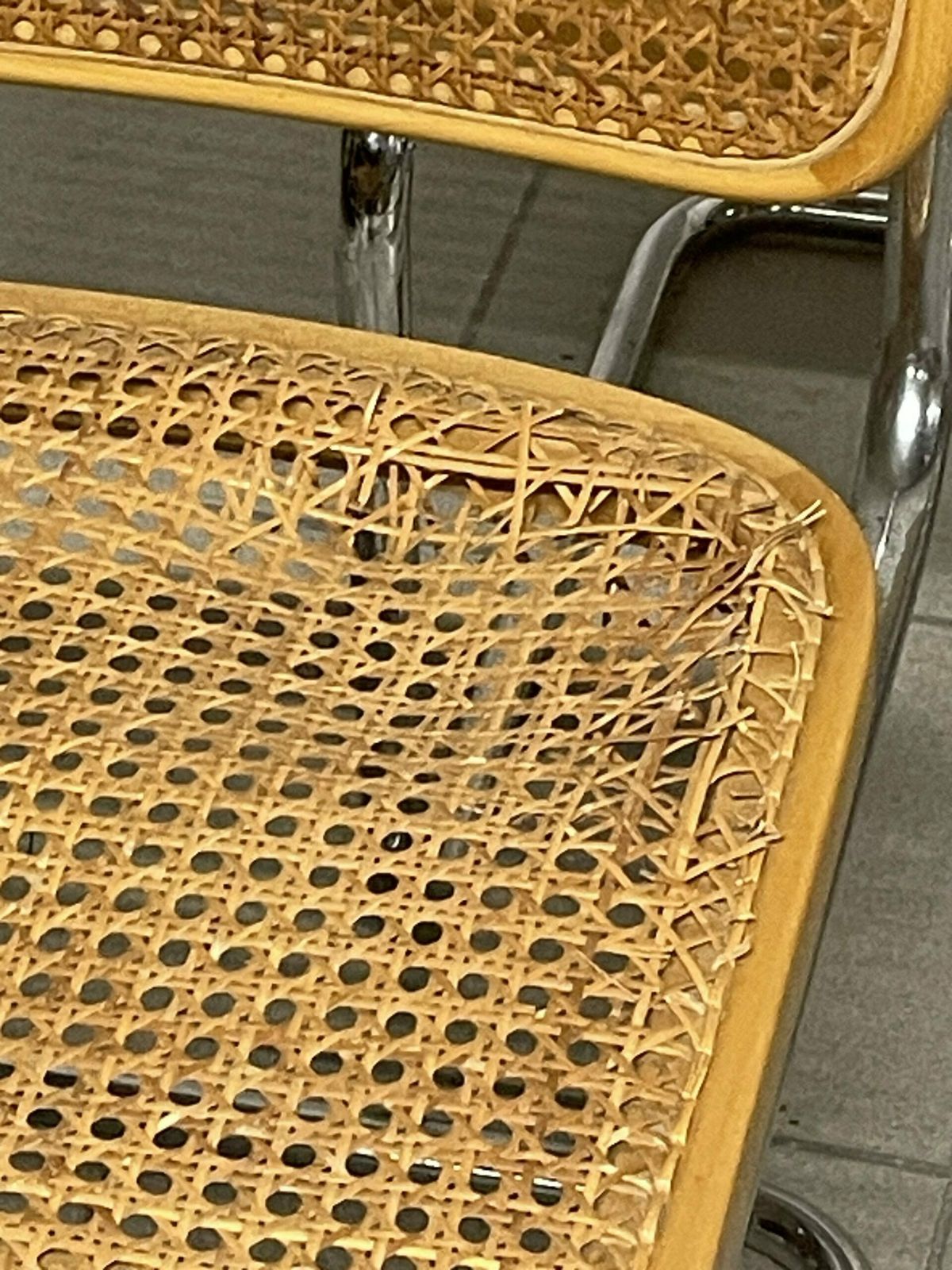 Set Of 4 Cesca B32 Chairs From The 70s Branded Gavina photo Furniture
