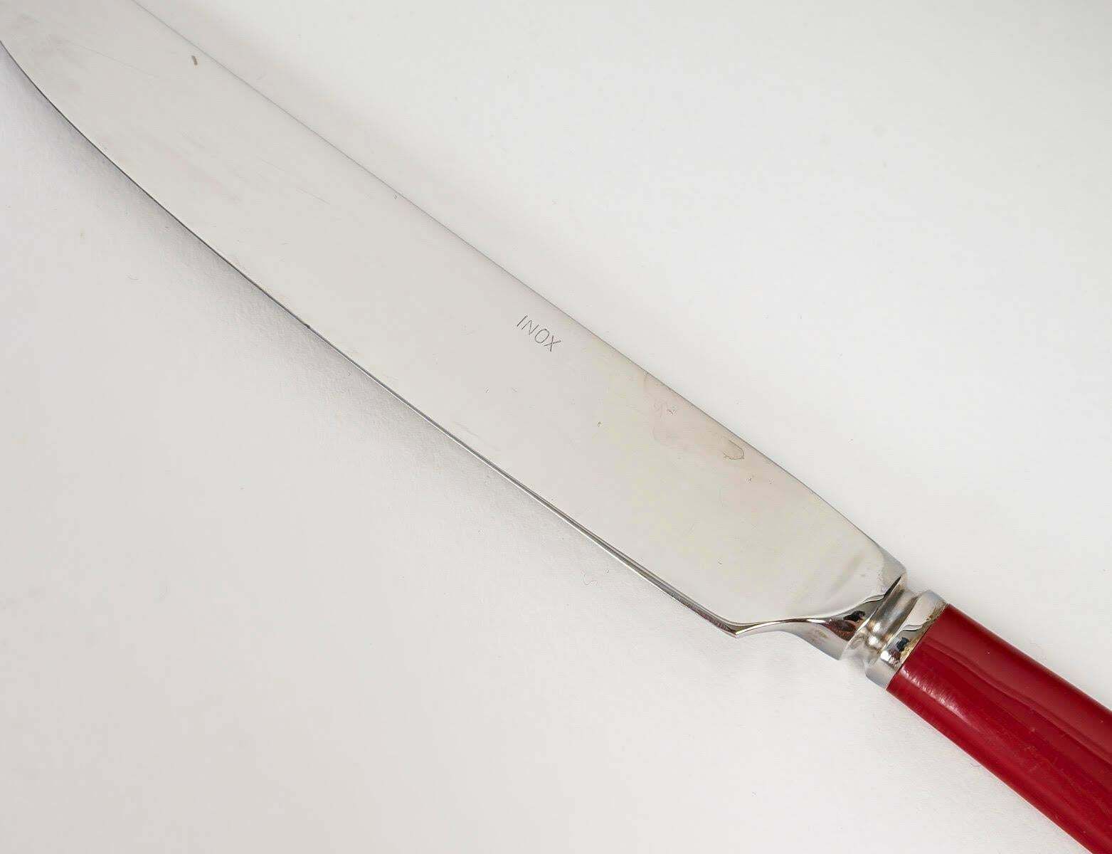 Set Of 12 Guy Degrenne Dessert Knives, 20th Century. £568.15 photo vinterior