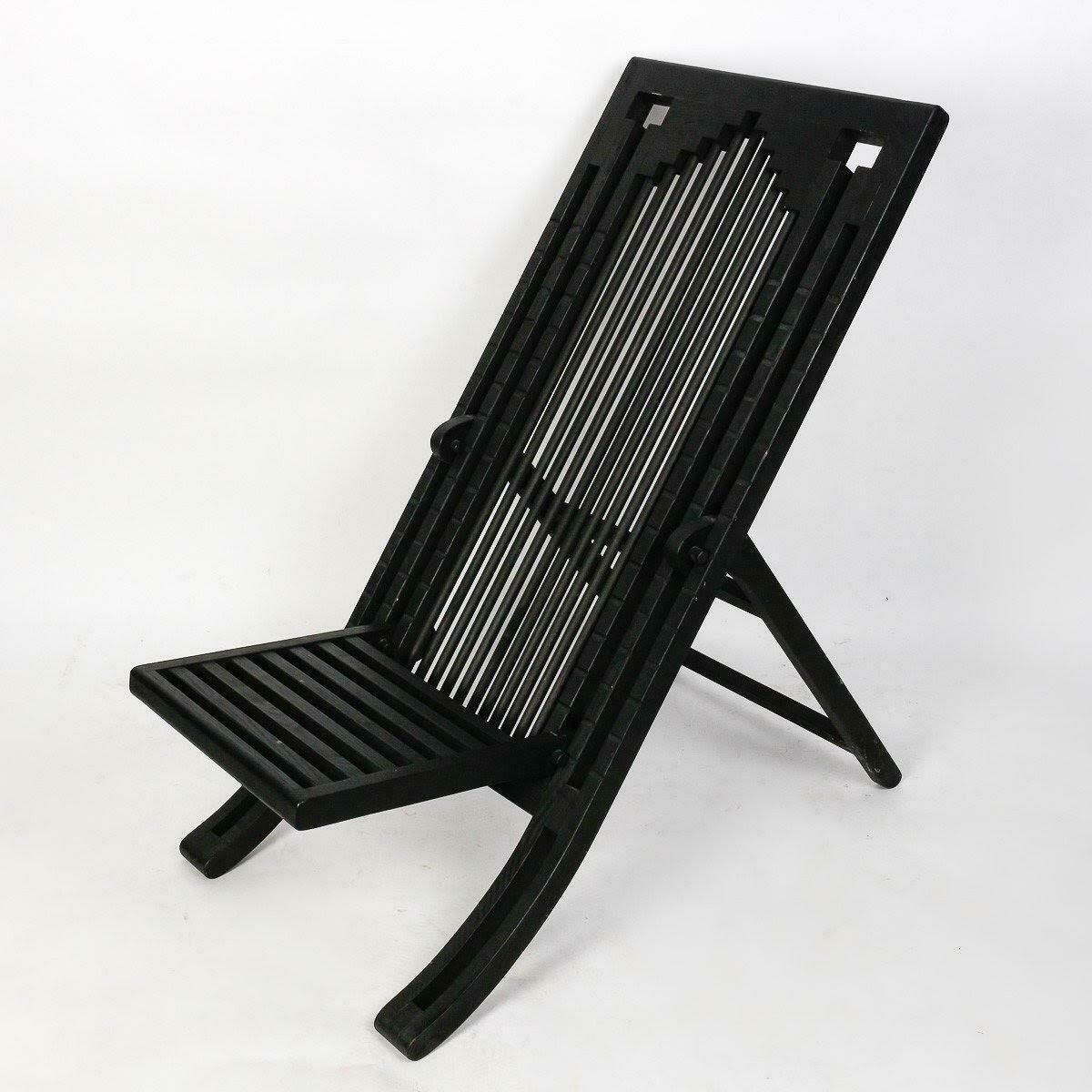 Pair Of 1980s Lacquered Wood Modular Chairs. photo furniture