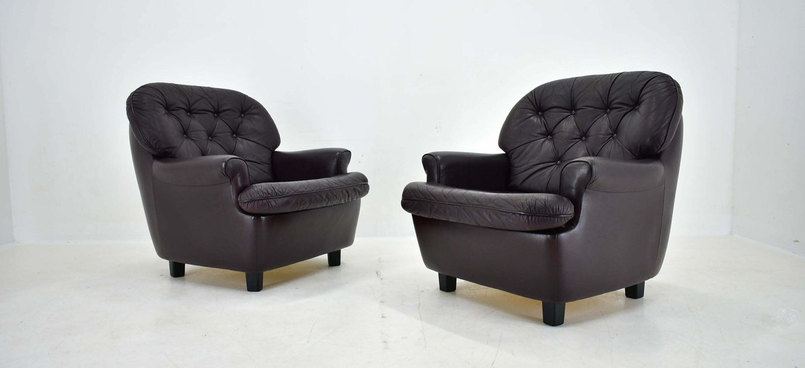 Design , Scandinavian , Leather Armchairs By Peem, 1970s, Finland photo furniture