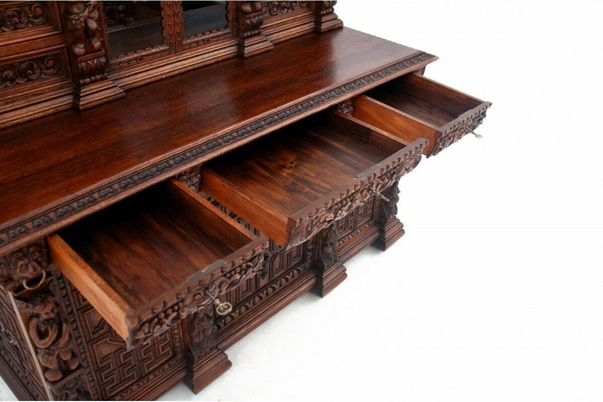 Carved Buffet Chest Of Drawers, France, Circa 1860. After Renovation. photo vinterior