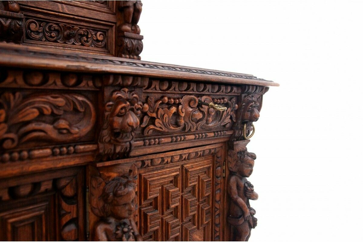 photo vinterior Carved Buffet Chest Of Drawers, France, Circa 1860. After Renovation.