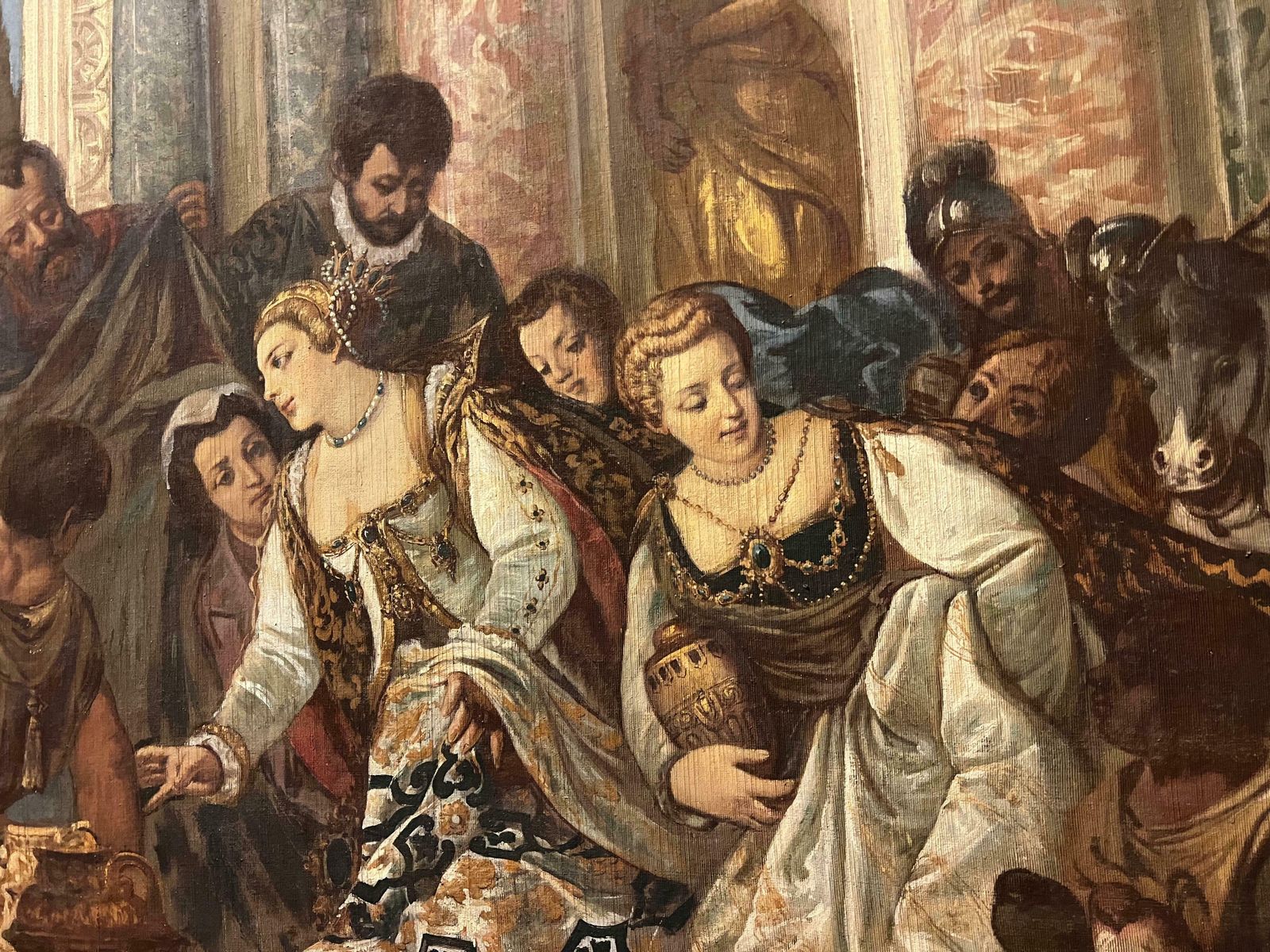 17th Century Copy Of "The Queen Of Sheba Offering Gifts To Solomon" photo for sale
