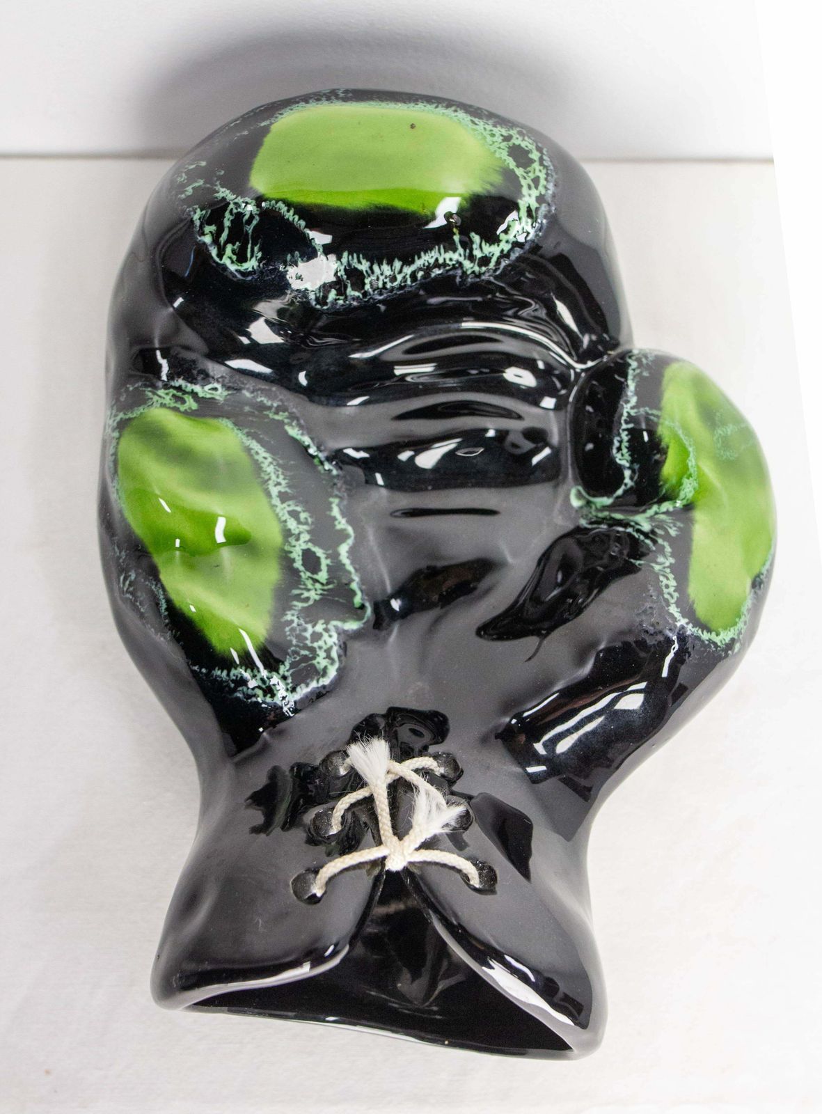 Ceramic Center Piece Empty Pocket Boxing Glove Shape Vallauris St, French C 1960 photo for sale