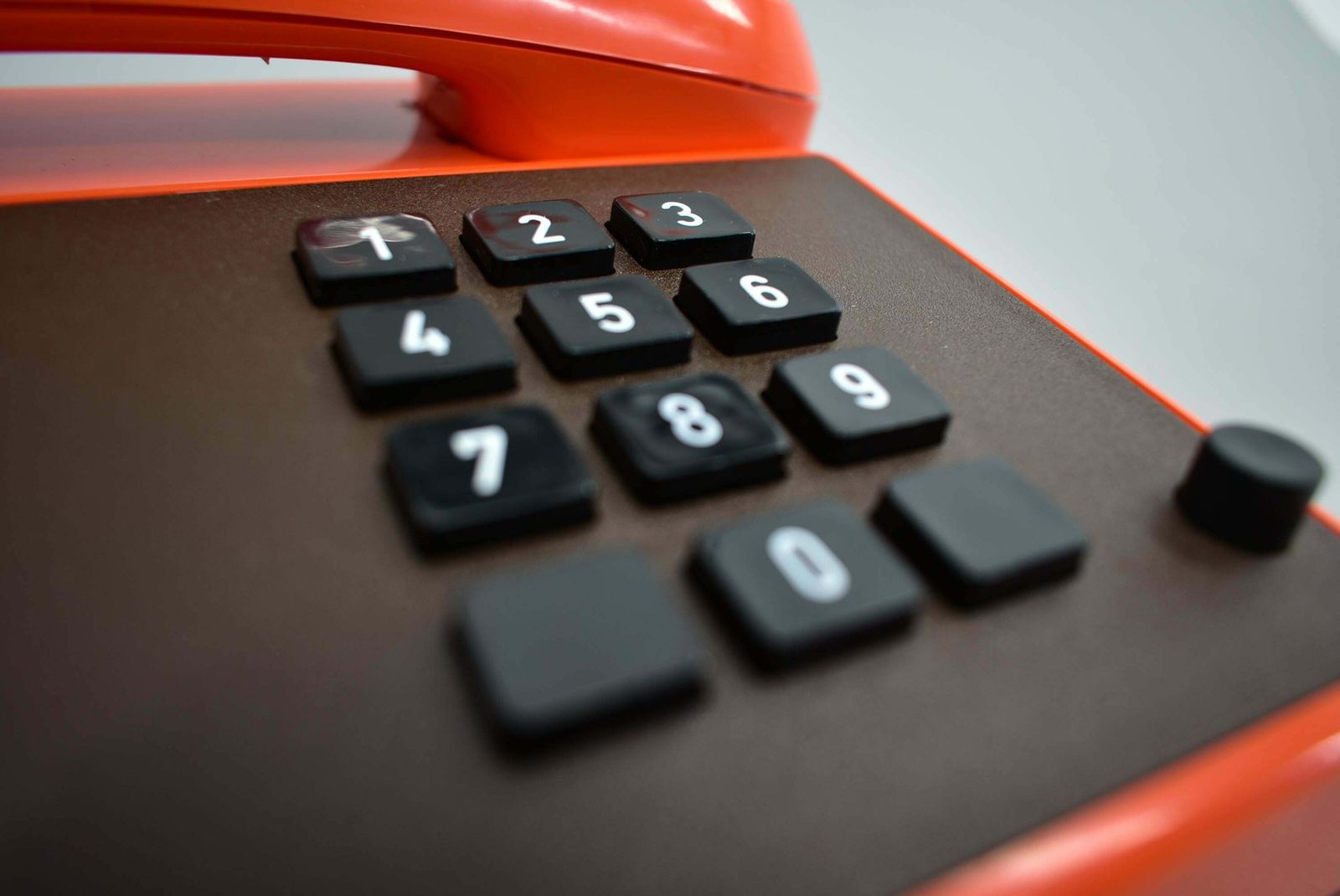 photo vintage Mid Century Functional Tesla Phone 1985, Czechoslovakia