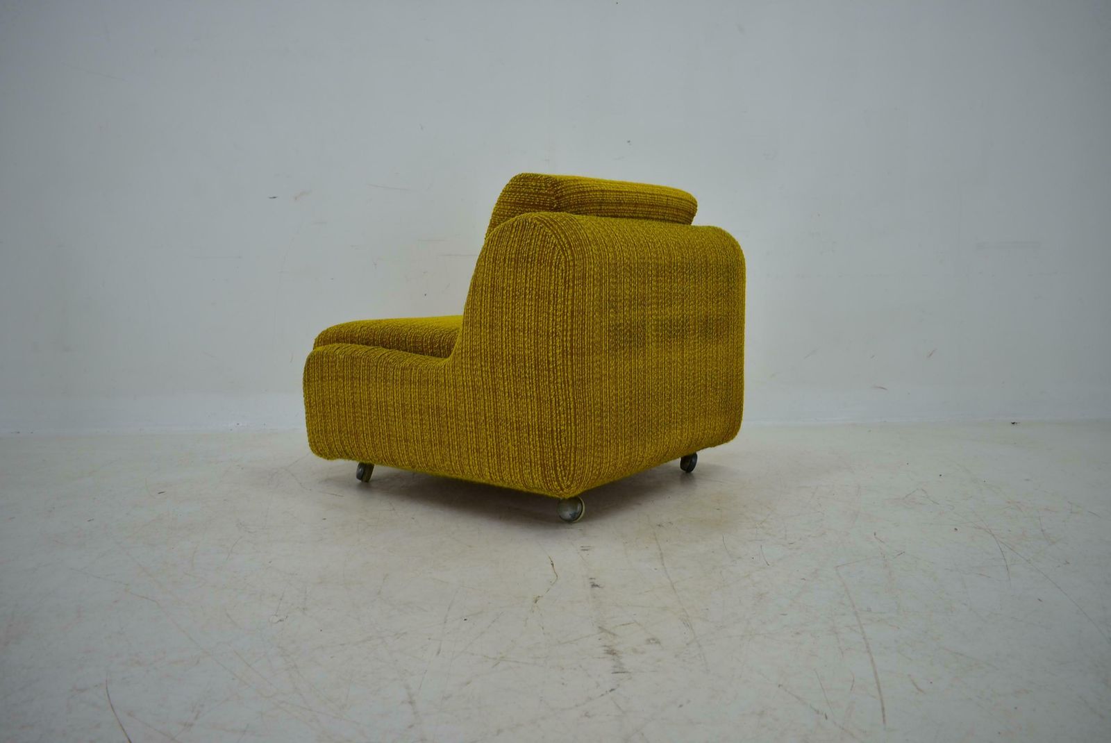 1970s Architect Milan čeček Armchair Apolo 92for Interiér Praha , Czechoslovakia photo vintage