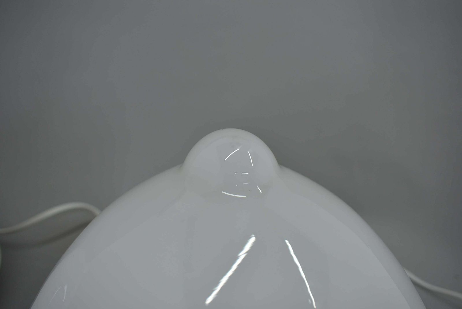 photo for sale Pair Of Glass Table Lamps By Krásno Nad Bečvou, 1960s