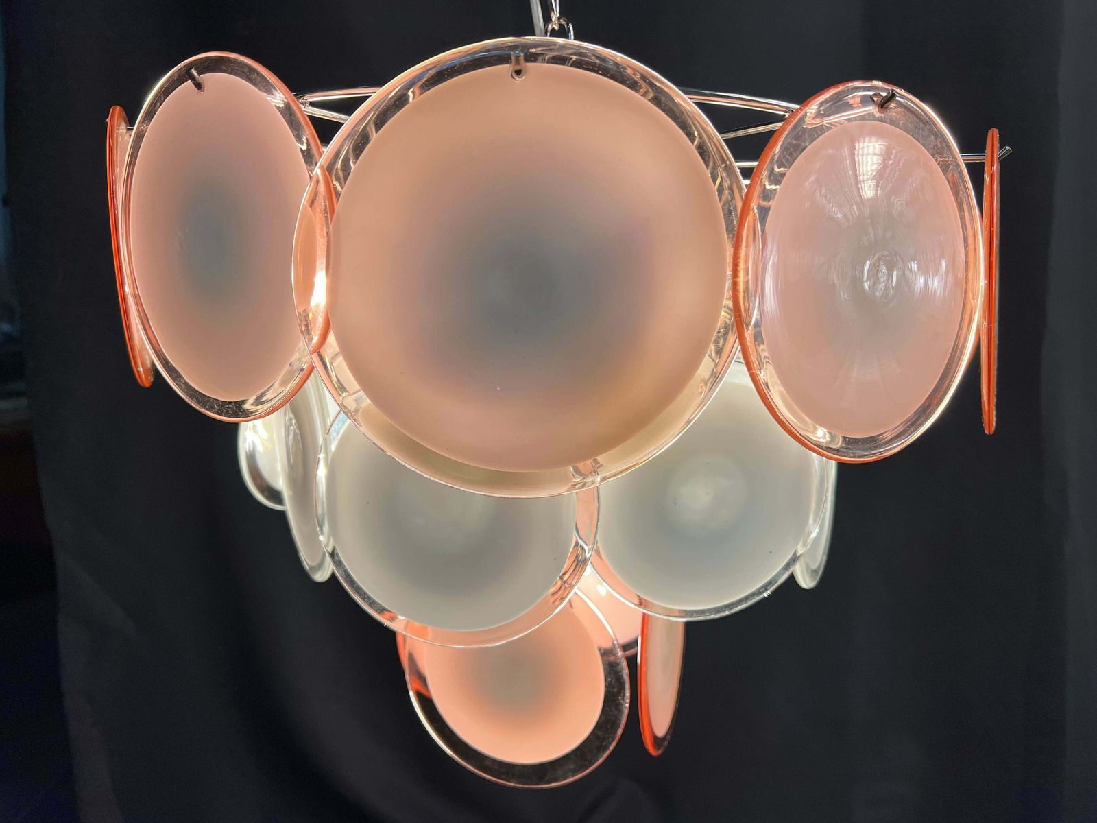 Set Of Four Murano Chandeliers By Vistosi photo for sale