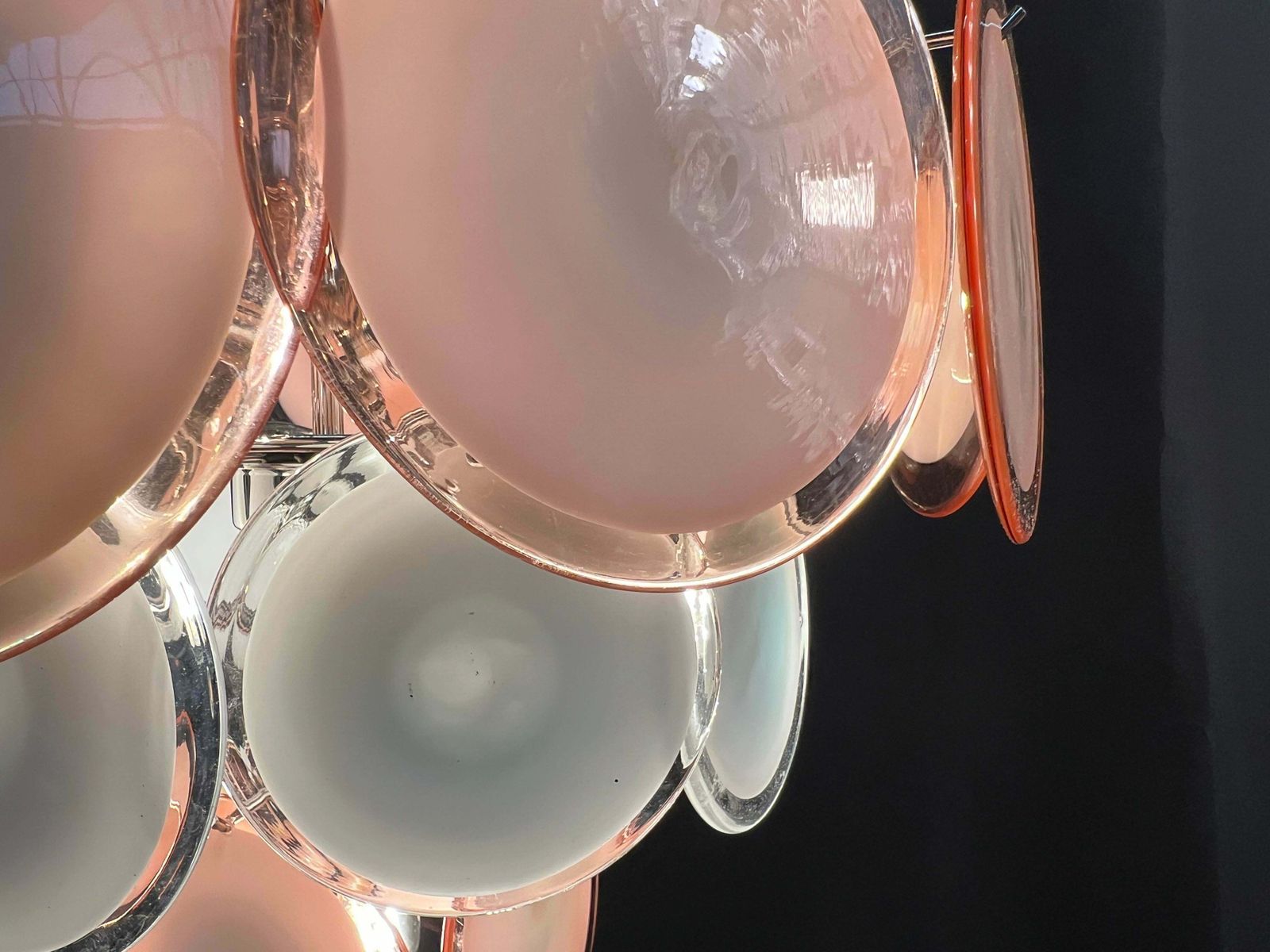 Lighting Set Of Four Murano Chandeliers By Vistosi photo