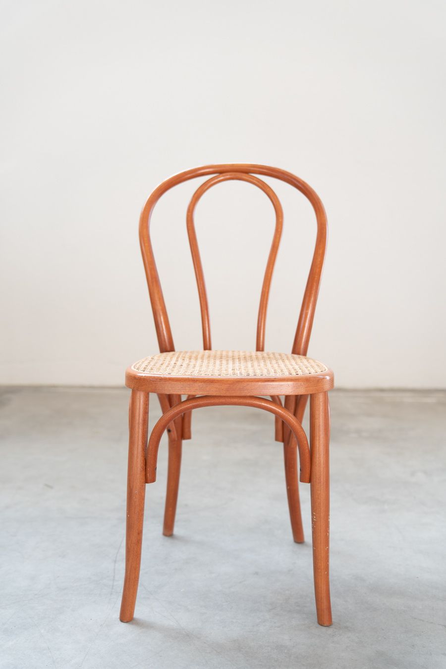 Thonet Style Chairs, Curved Beech Wood And Straw Seat, Nr 60total, 1990 2000