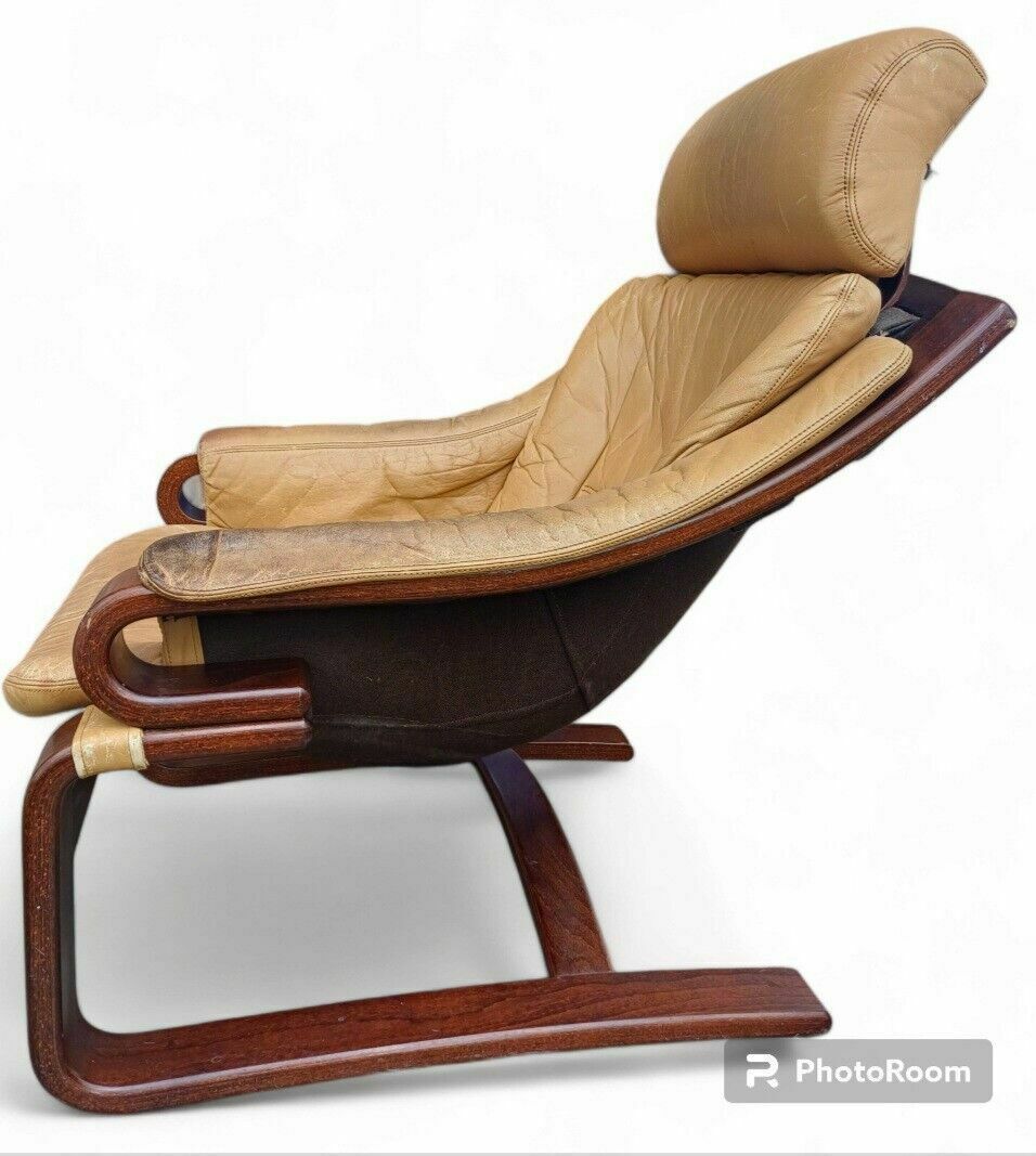 Mid Century Danish Leather Armchair By Skipper Mobler photo for sale