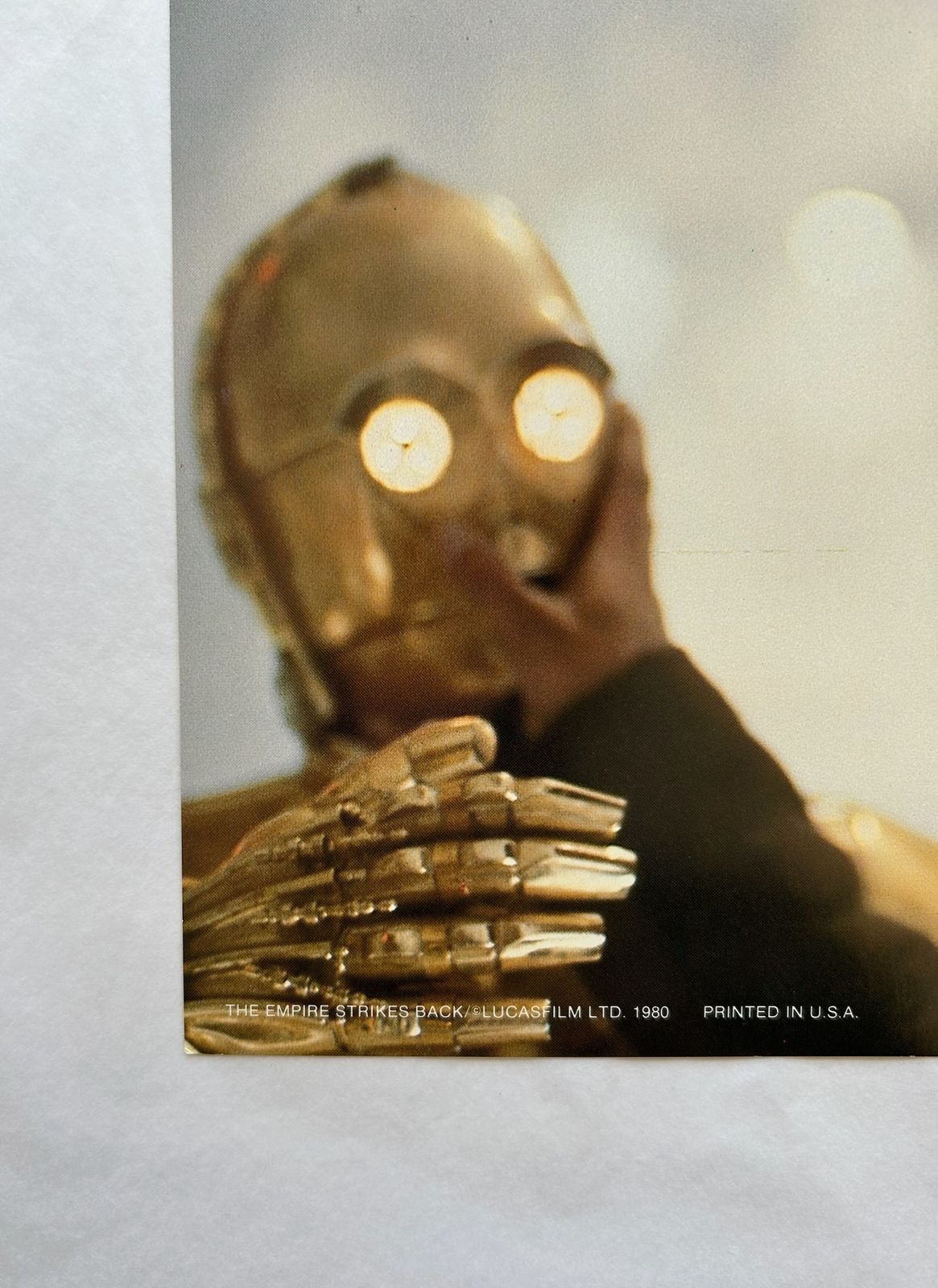 Star Wars: The Empire Strikes Back 1980 Vintage Lobby Card #8 photo for sale